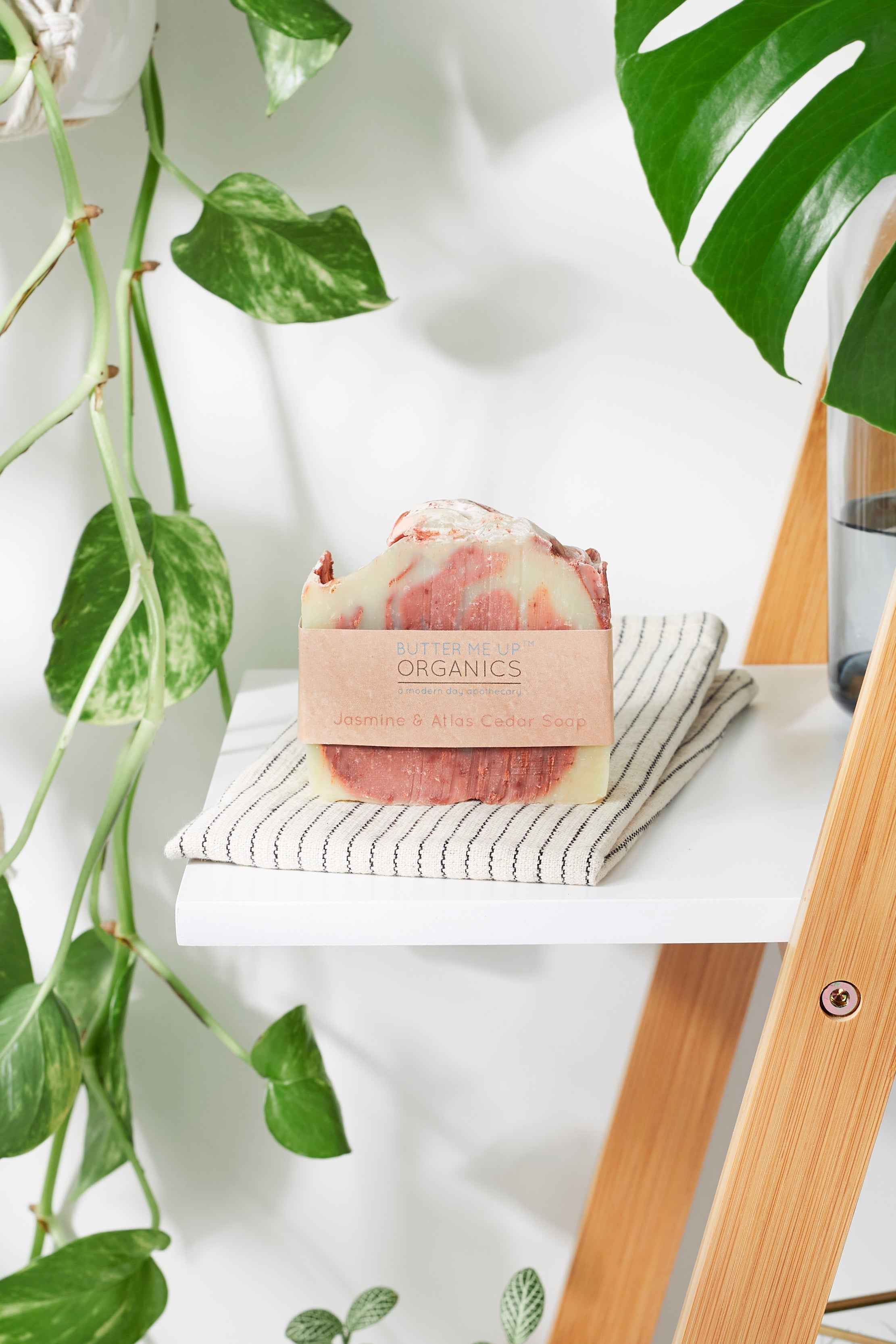 Jasmine, Atlas Cedar, & Pine Organic Soap Essential Oils by Butter Me Up Organics