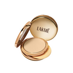 Lakme 9 To 5 Unreal Dual Cover Pressed Powder, 2 In 1 Compact + Foundation - 16 Sand