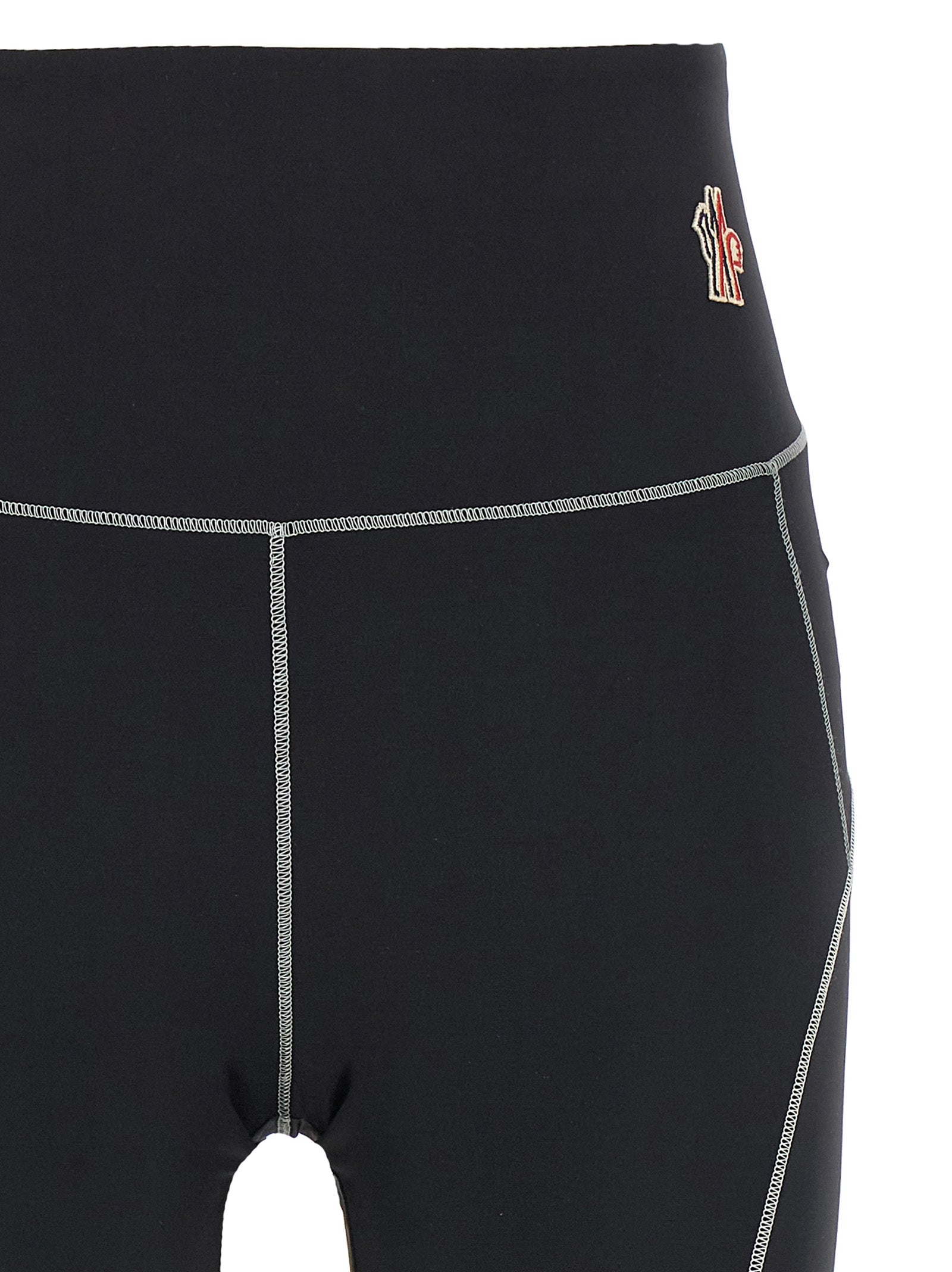 Moncler Grenoble Women Logo Patch Leggings by Luosophy