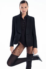 Fantasy Tights Conte Karmen - Imitation of Knee-Highs and a Hearts Pattern - DestGlow