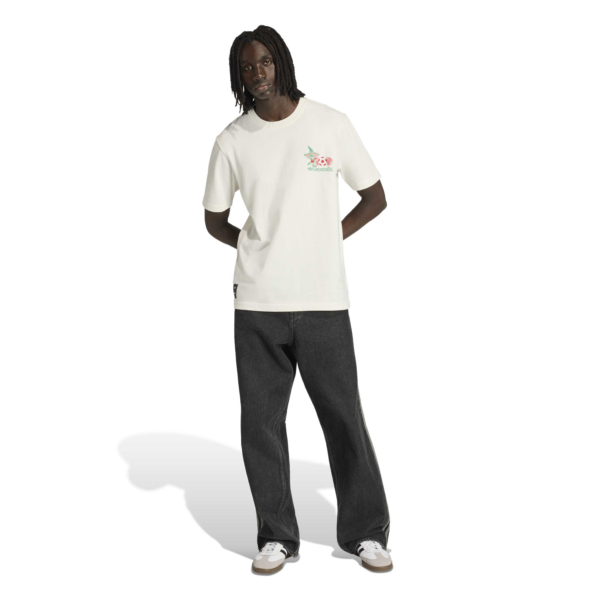 Adidas Mens Mascot Tee - Cloud White by Denim Exchange
