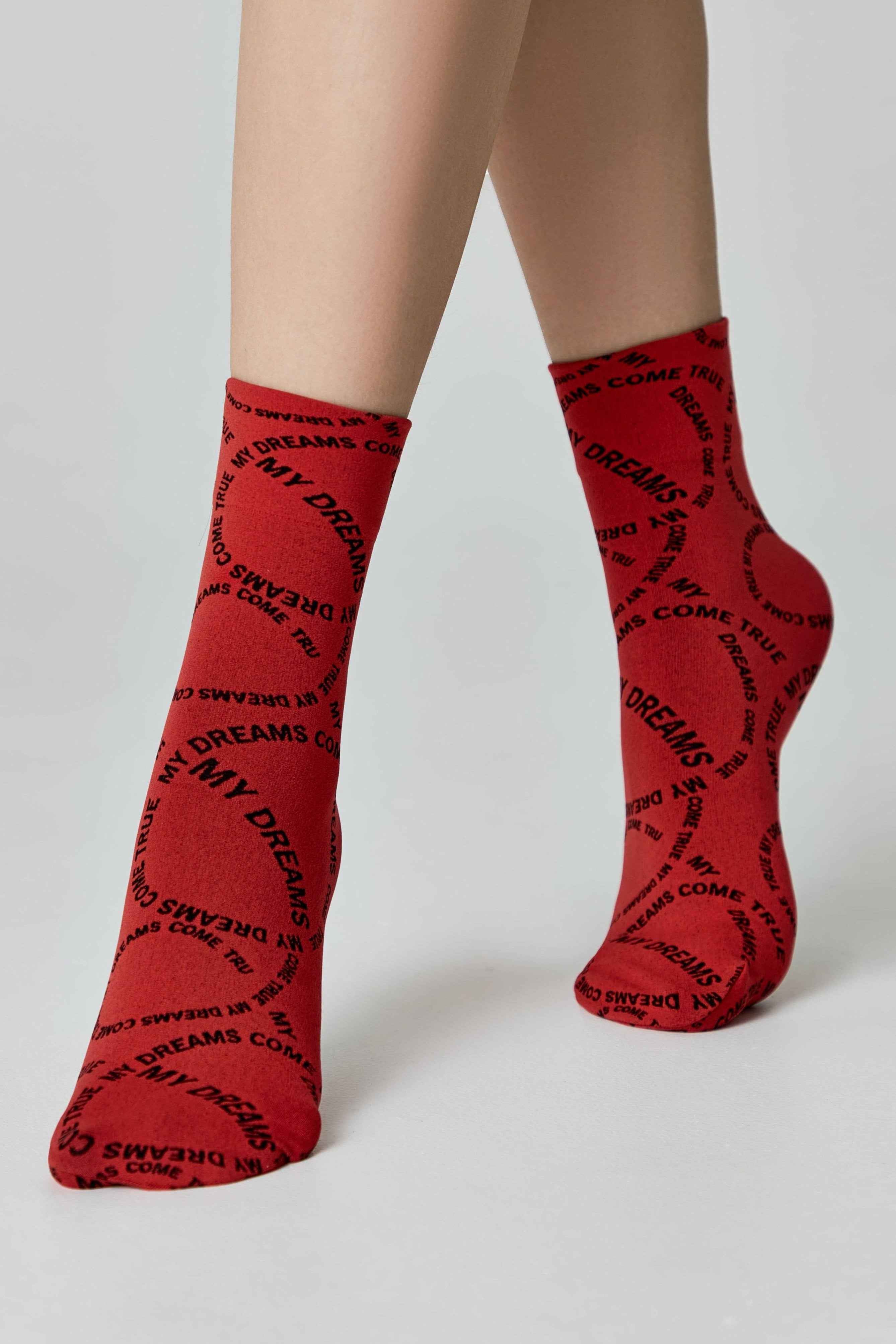 Dense Socks Conte Fantasy - Knitted "My dreams" Design