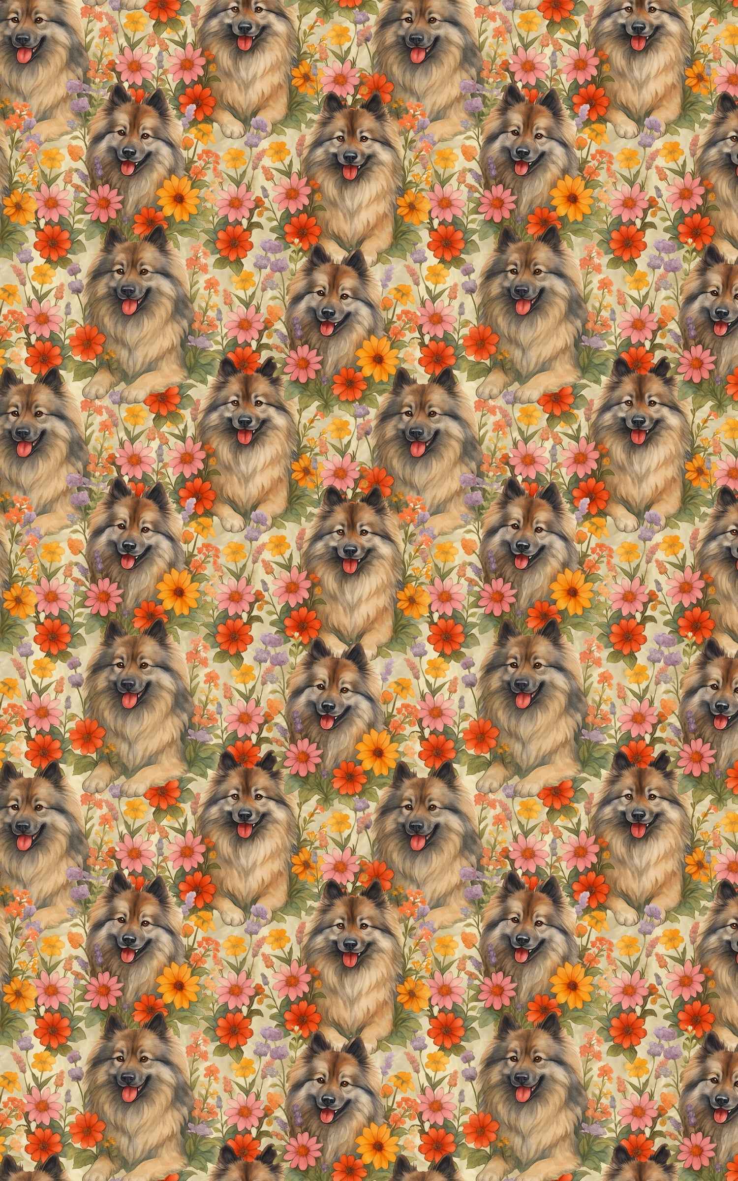 Garden Keeshond