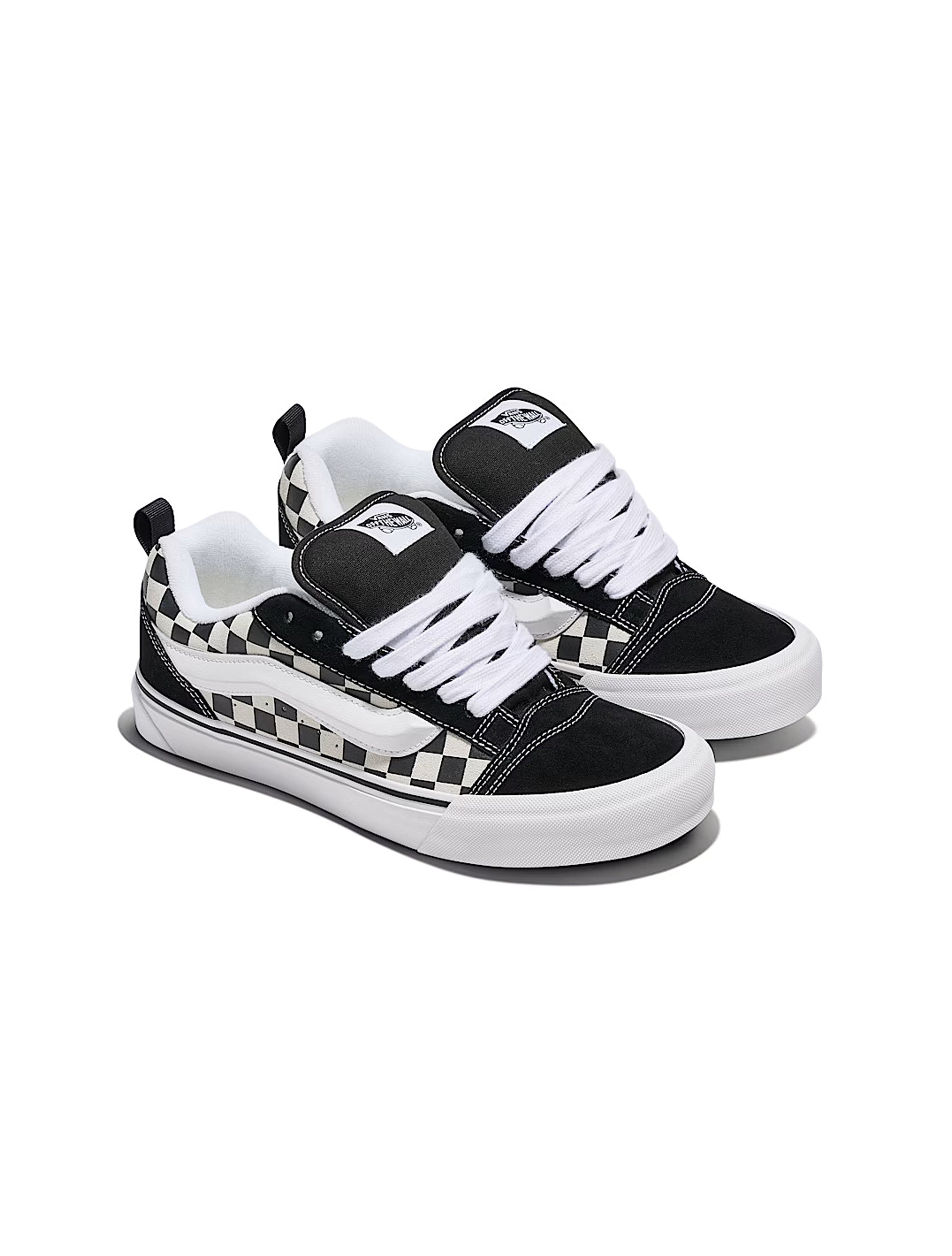 Vans Big Kids Knu School - Checkerboard Black by Denim Exchange