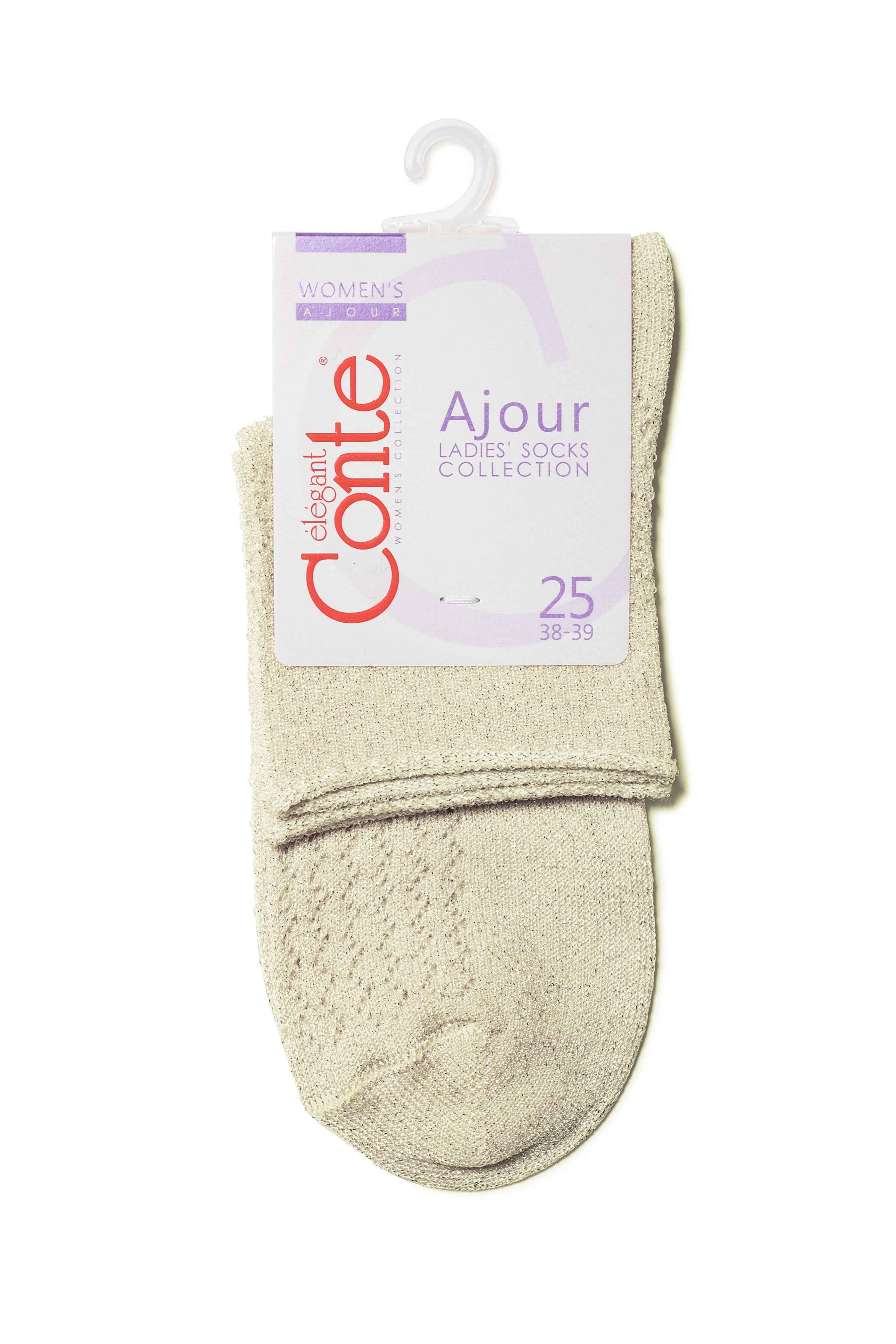 Conte Socks Ajour - 180 Made of Viscose With Lurex