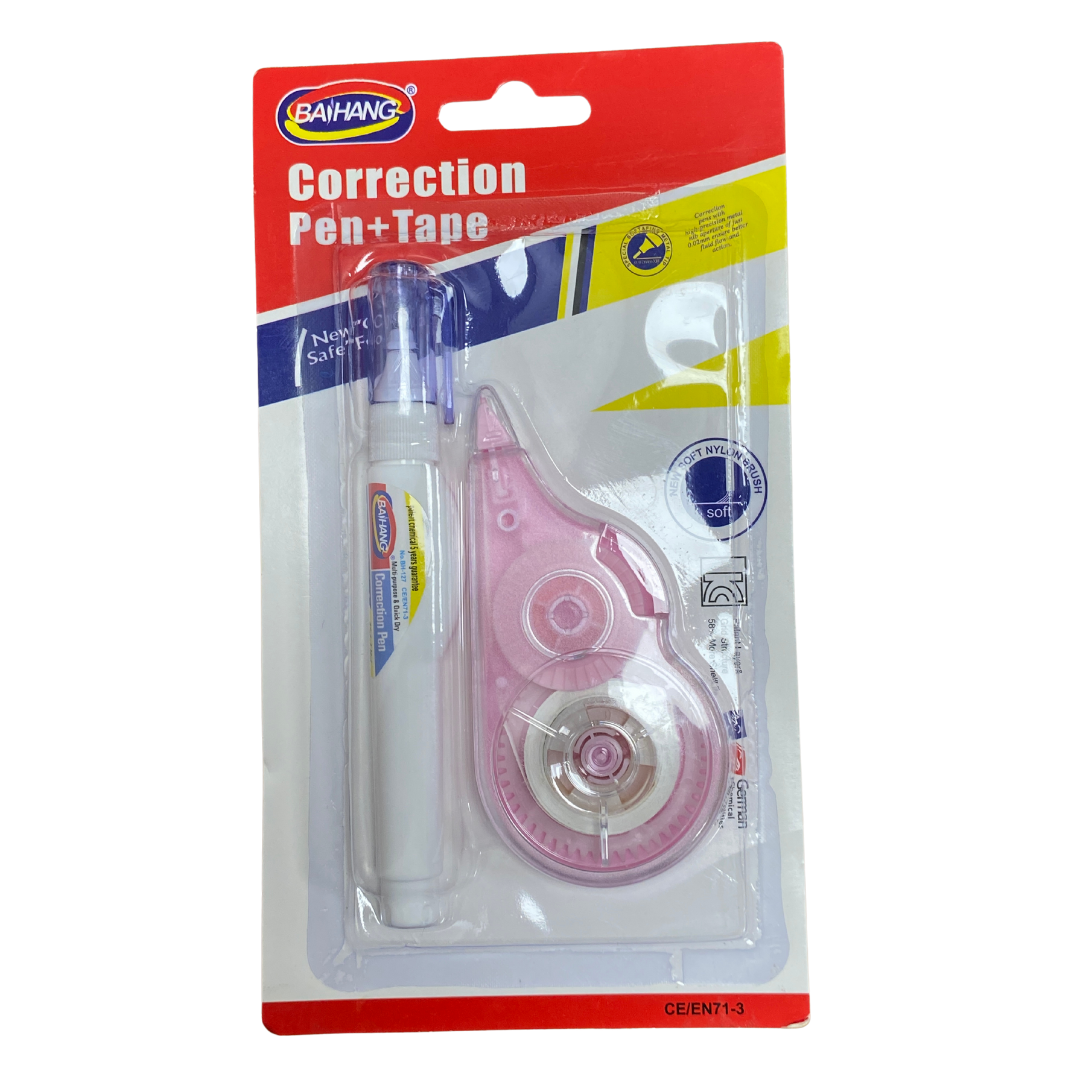 BAHANG Juego de Corrector en Lápiz + Cinta (2 Piezas) DestGlow