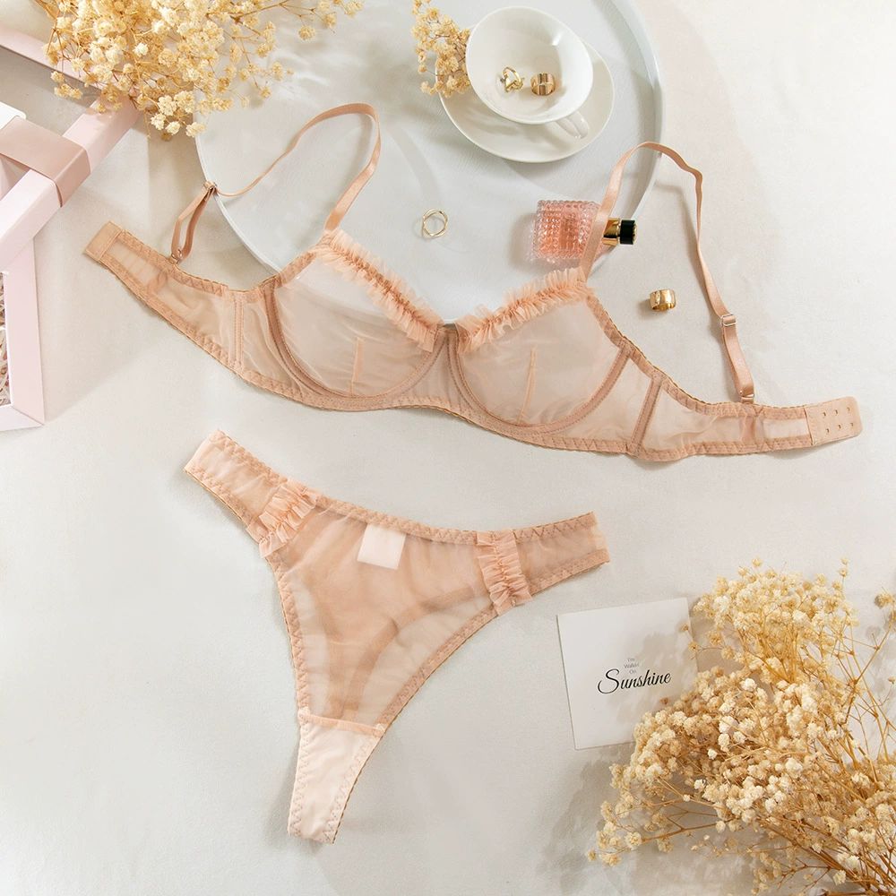 Whisper Soft Sheer 2 Piece Lingerie Set - DestGlow