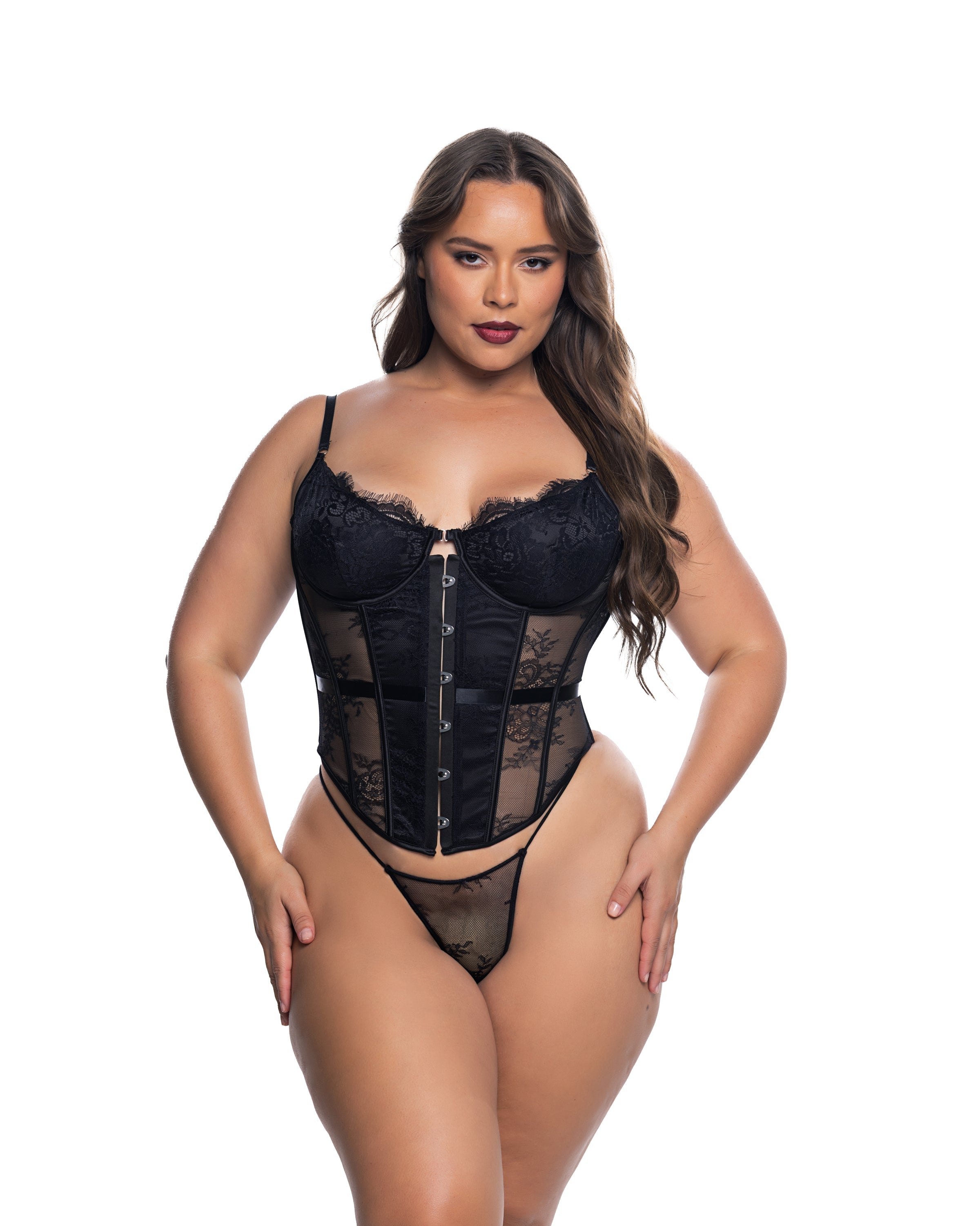 Essentials Lace Corset by Rave Fix