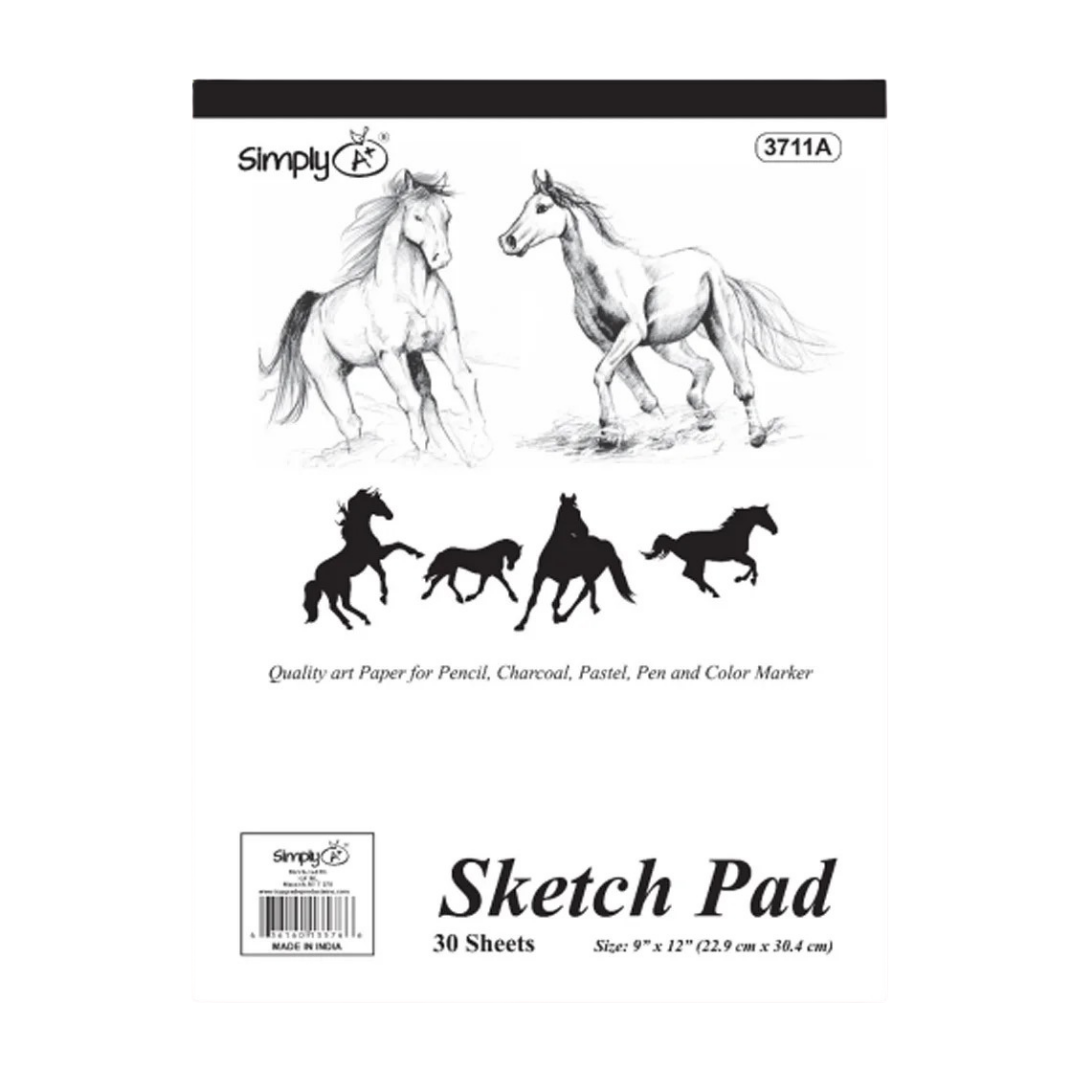 Simply Sketch Pad (50?Sheets, 9?×12?) DestGlow