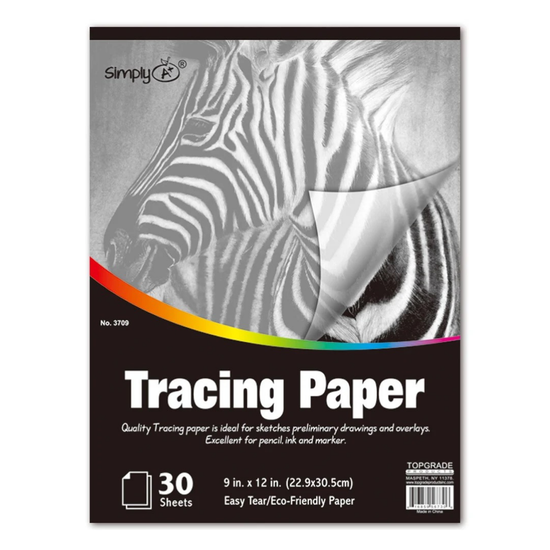 Simply Tracing Paper Pad (9" X 12", 30 hojas) DestGlow