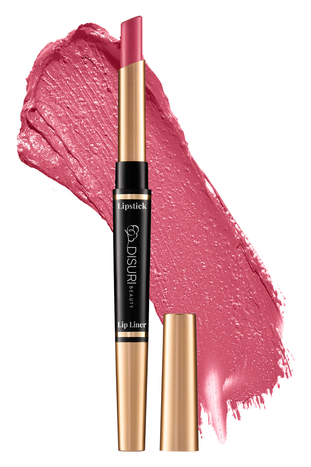DISURI Beauty 2-in-1 Liquid Lipstick & Lip Liner Kit - Pink Sugar (