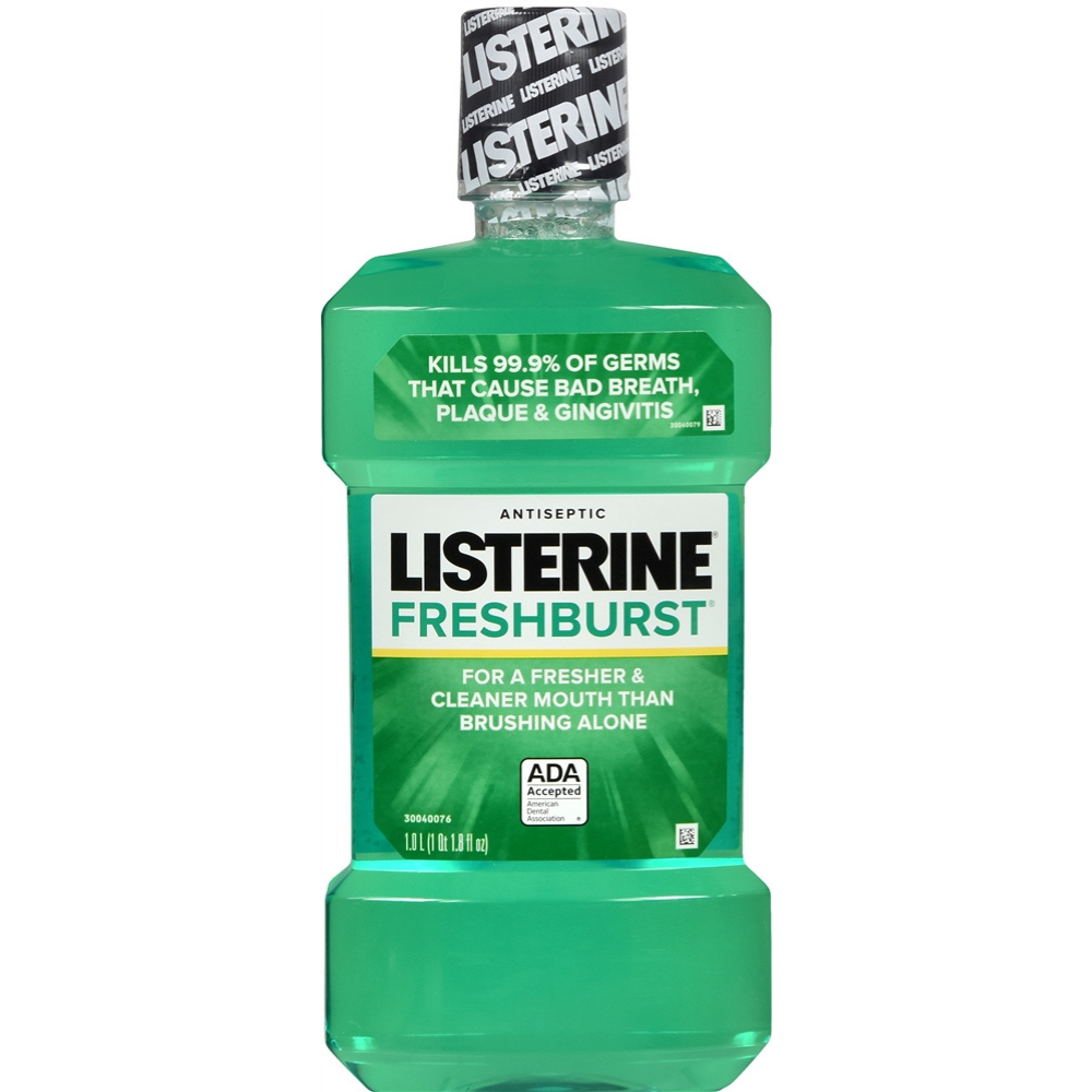 Listerine Fresh Burst Antiseptic Mouthwash (33.8 oz) DestGlow