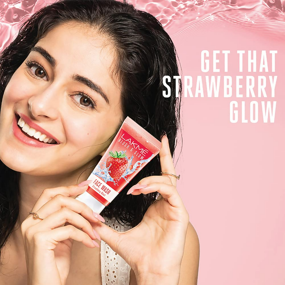 Lakme Blush & Glow Strawberry Freshness Gel Face Wash