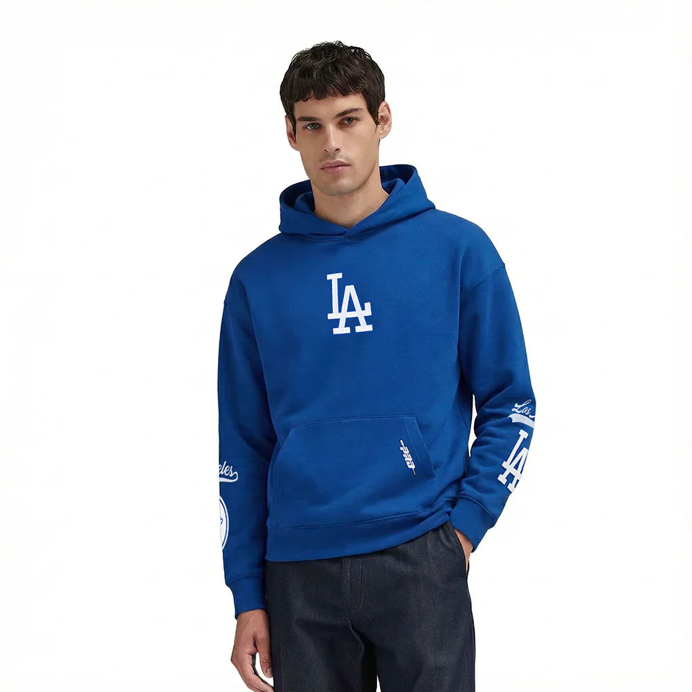 Pro Standard Dodgers Living Large Hoodie - Dark Blue by Denim Exchange