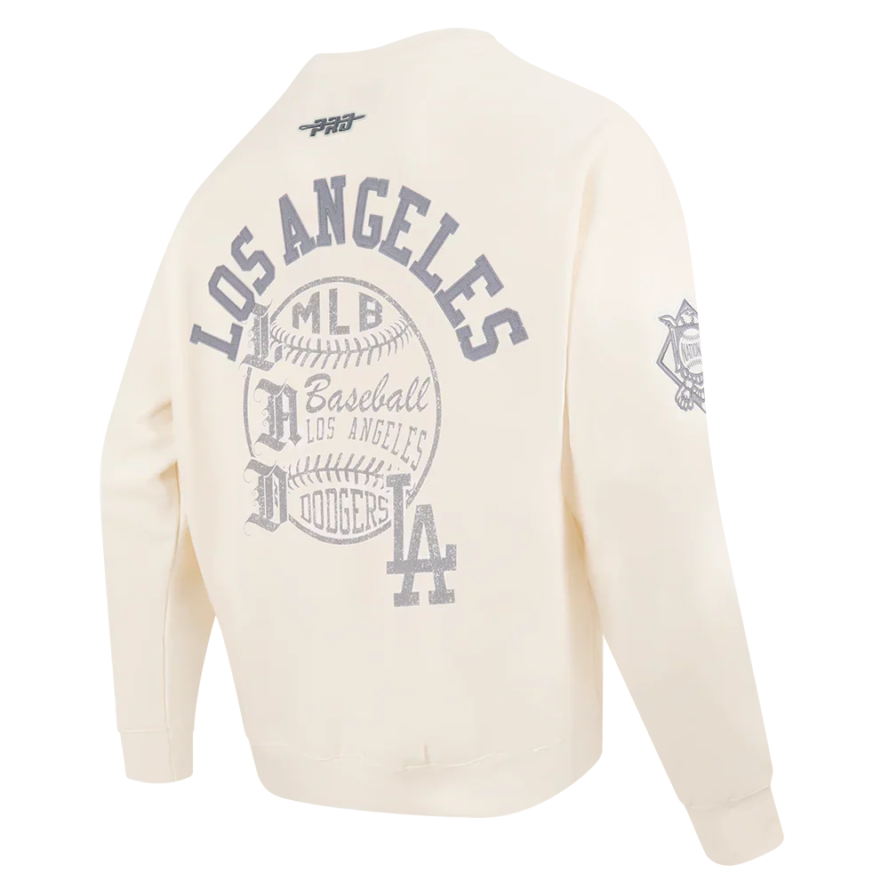 Pro Standard La Dodgers Street Team Long Sleeve - Eggshell by Denim Exchange