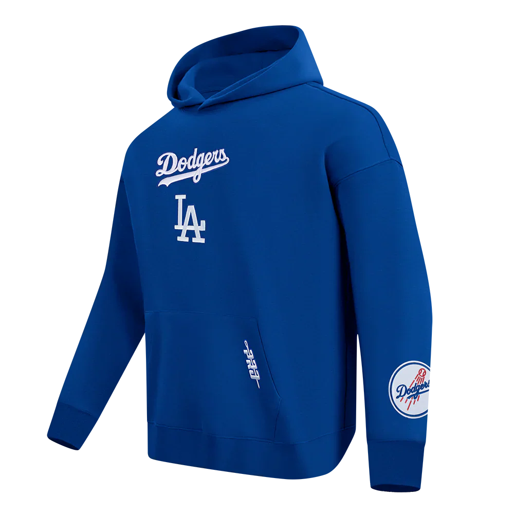 Pro Standard La Dodgers Wingspan Drop Shoulder Hoodie - Dark Blue by Denim Exchange