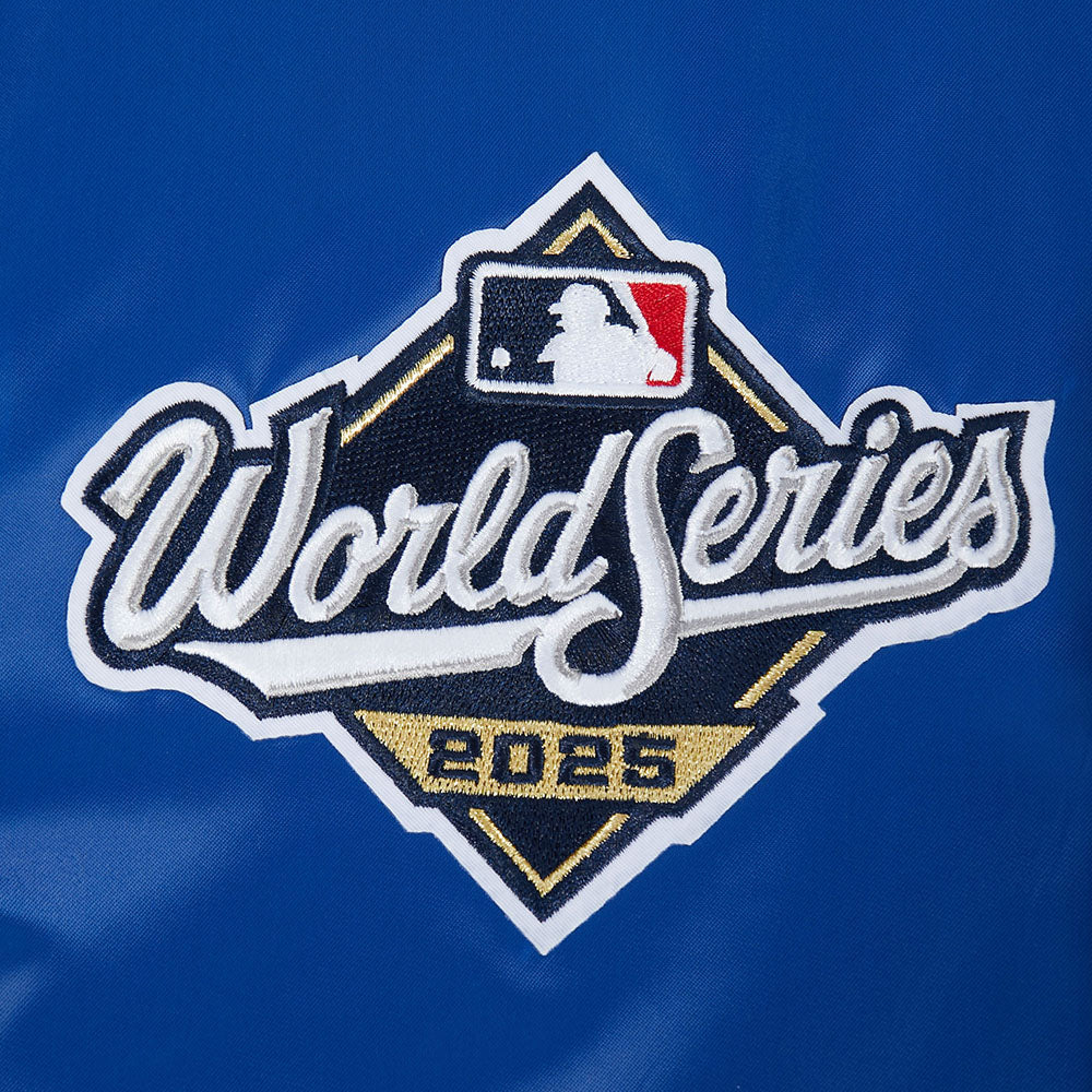 Pro Standard LA Dodgers World Series Satin Jacket - Royal by Denim Exchange