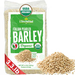 L'Oro Del Sud, Organic Pearled Barley, (1.5 kg) 3.3 lb