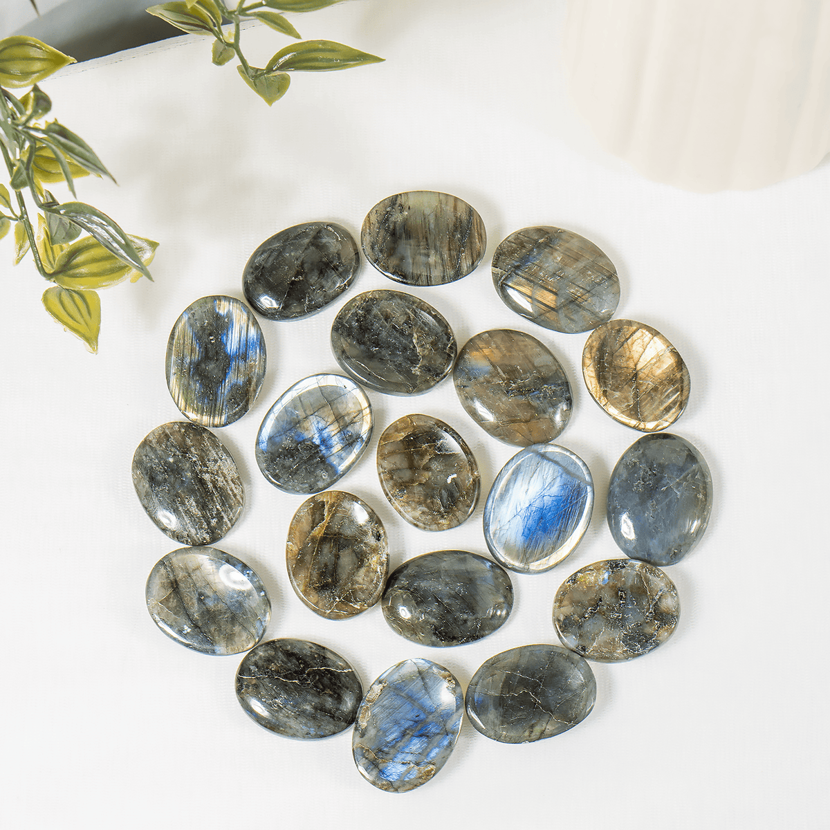 Labradorite Pocket Stones (Synchronicity and Protection) DestGlow