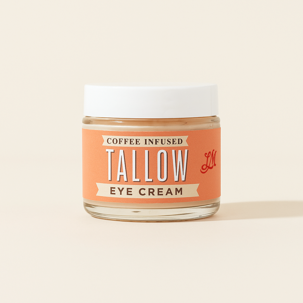 Lady May Coffee-Infused Tallow Eye Cream – Brighten, Firm & Revitalize Naturally by The Lady May