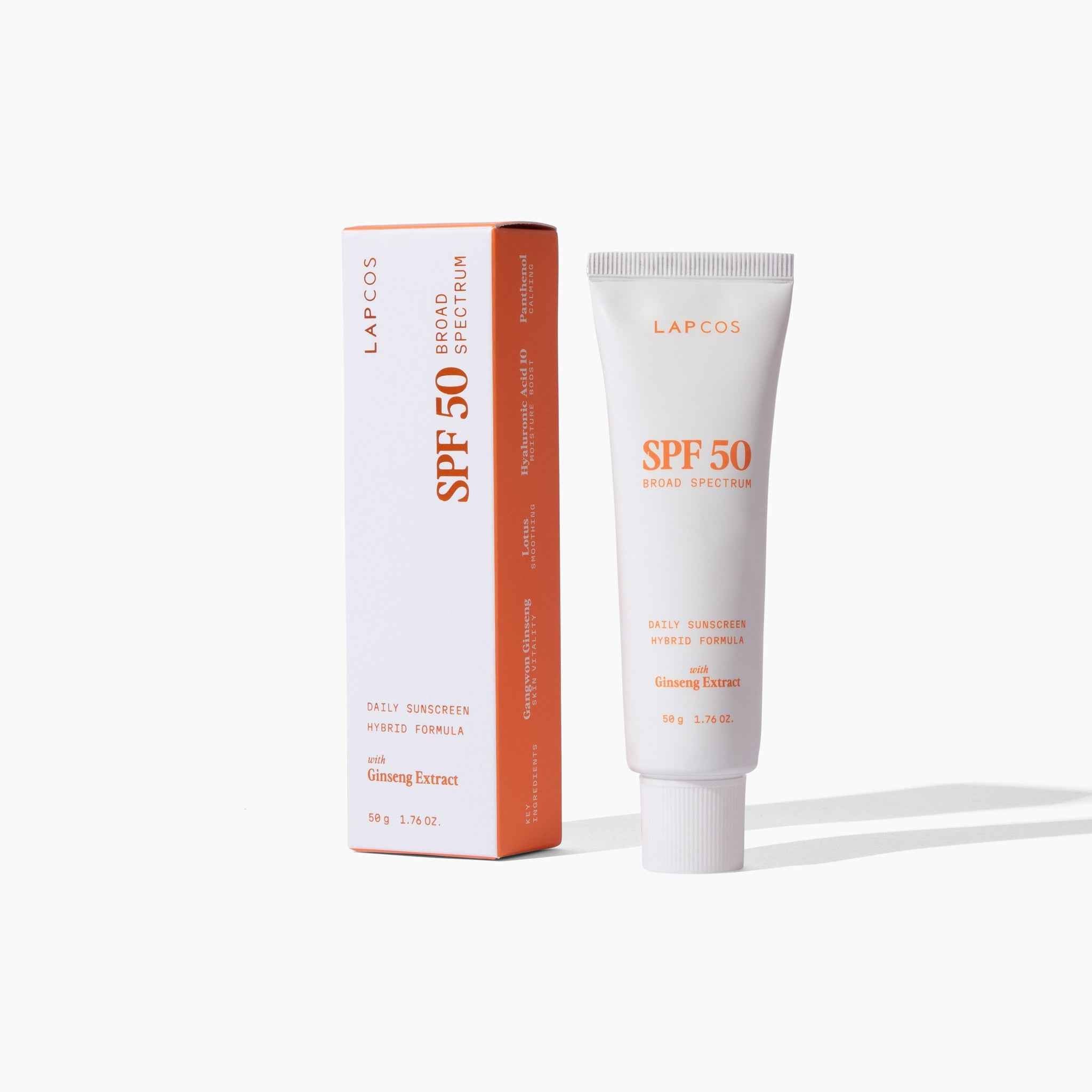 Luxury Hybrid Daily Sunscreen SPF 50 + With Ginseng extract by LAPCOS