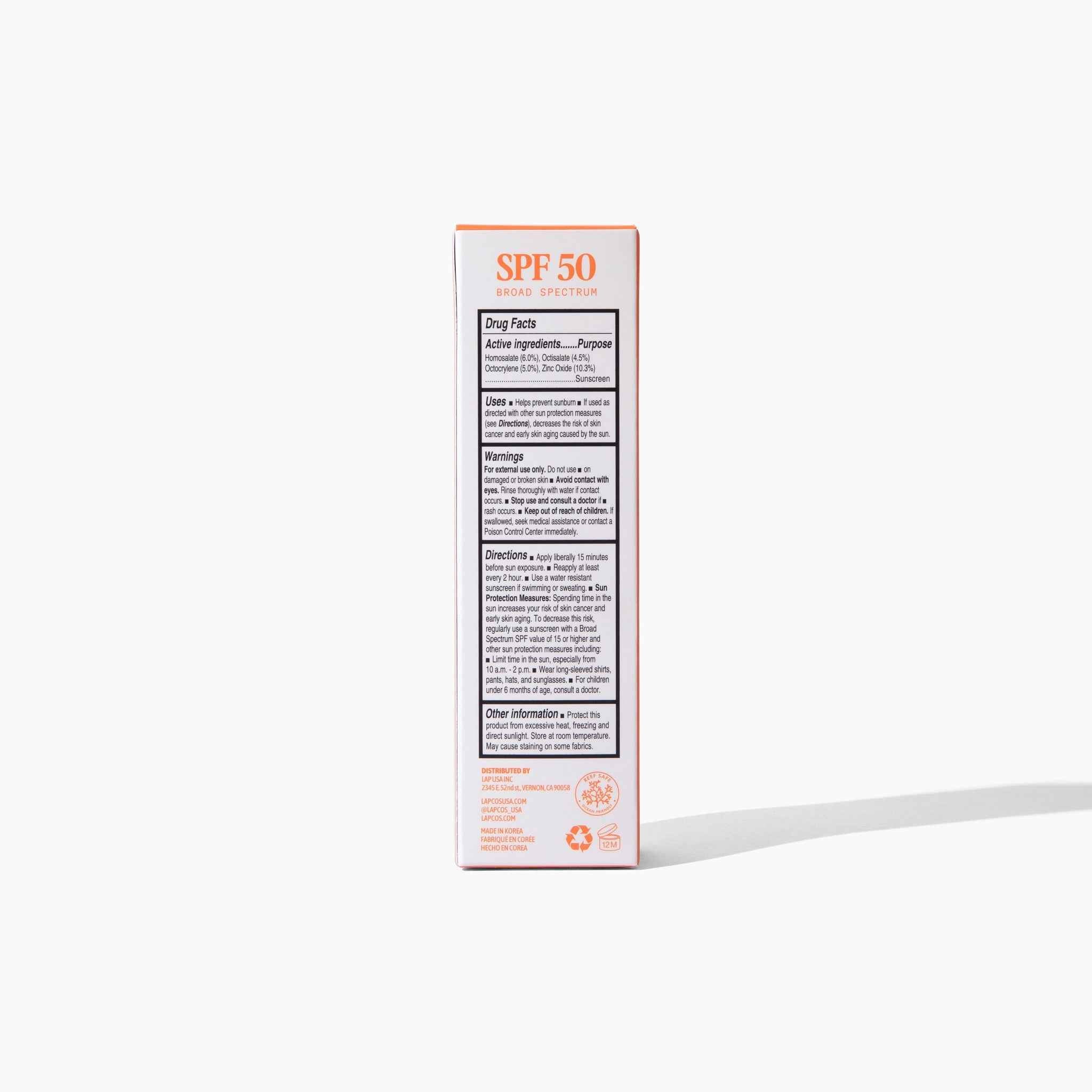 Luxury Hybrid Daily Sunscreen SPF 50 + With Ginseng extract by LAPCOS
