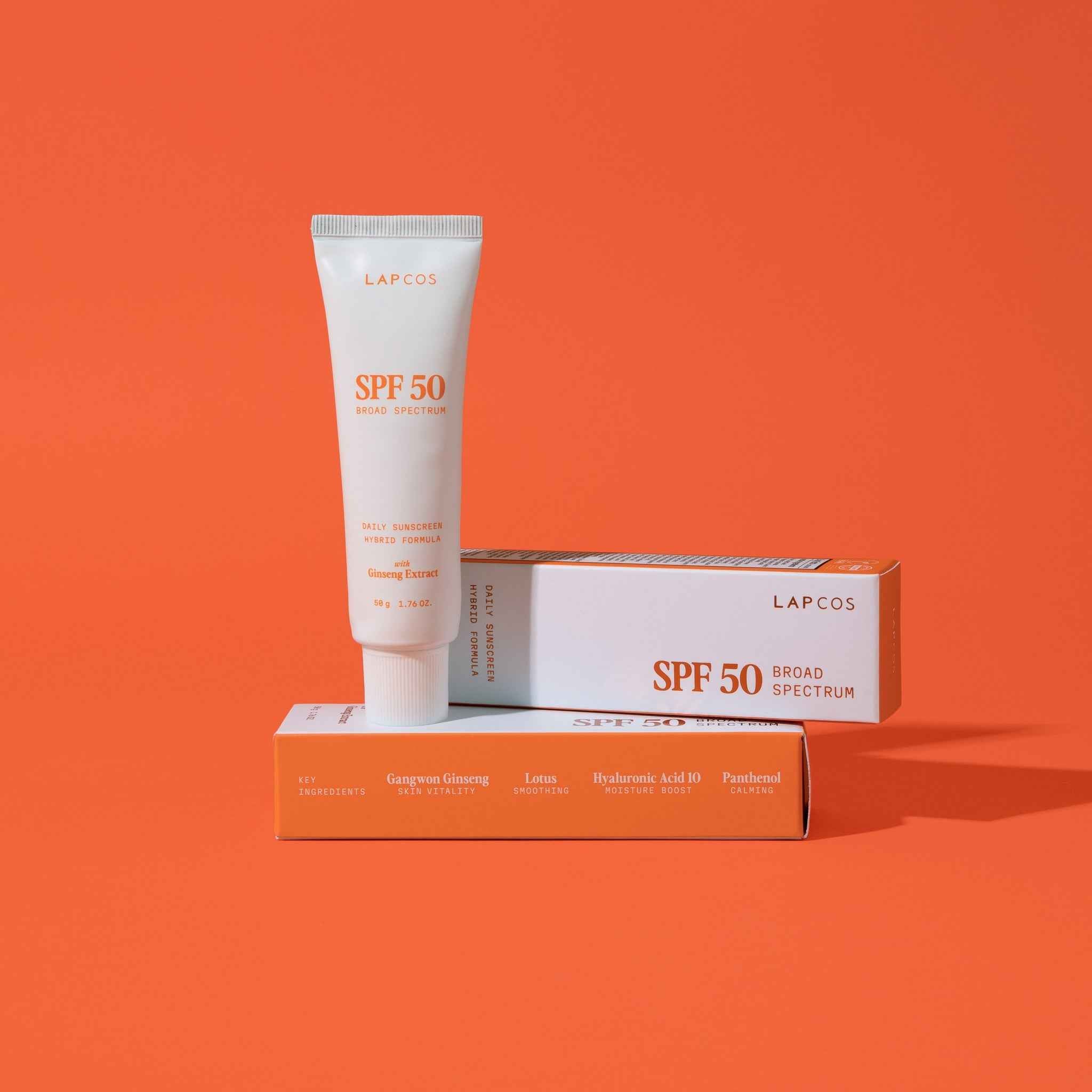Luxury Hybrid Daily Sunscreen SPF 50 + With Ginseng extract by LAPCOS