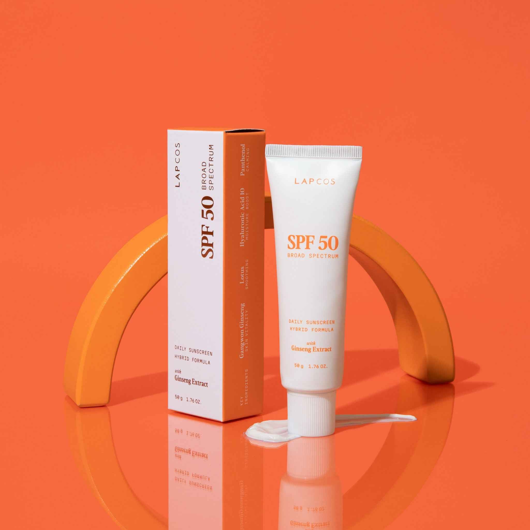 Luxury Hybrid Daily Sunscreen SPF 50 + With Ginseng extract by LAPCOS