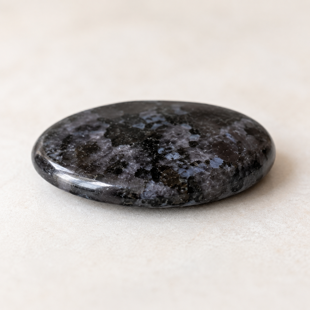 Larvikite Pocket Stones (Breaking Addictions and Clairvoyance ) DestGlow