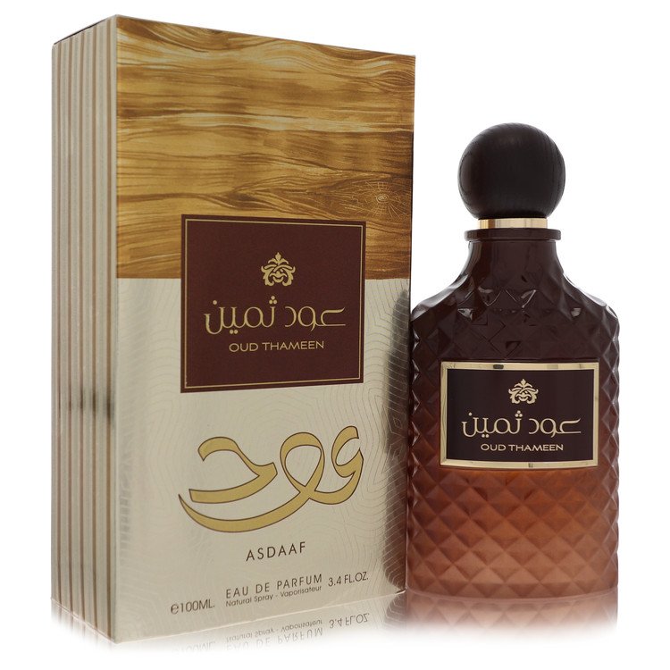 Lattafa Asdaaf Oud Thameen by Lattafa Eau De Parfum Spray (Unisex) 3.4 oz for Men by Avera Group