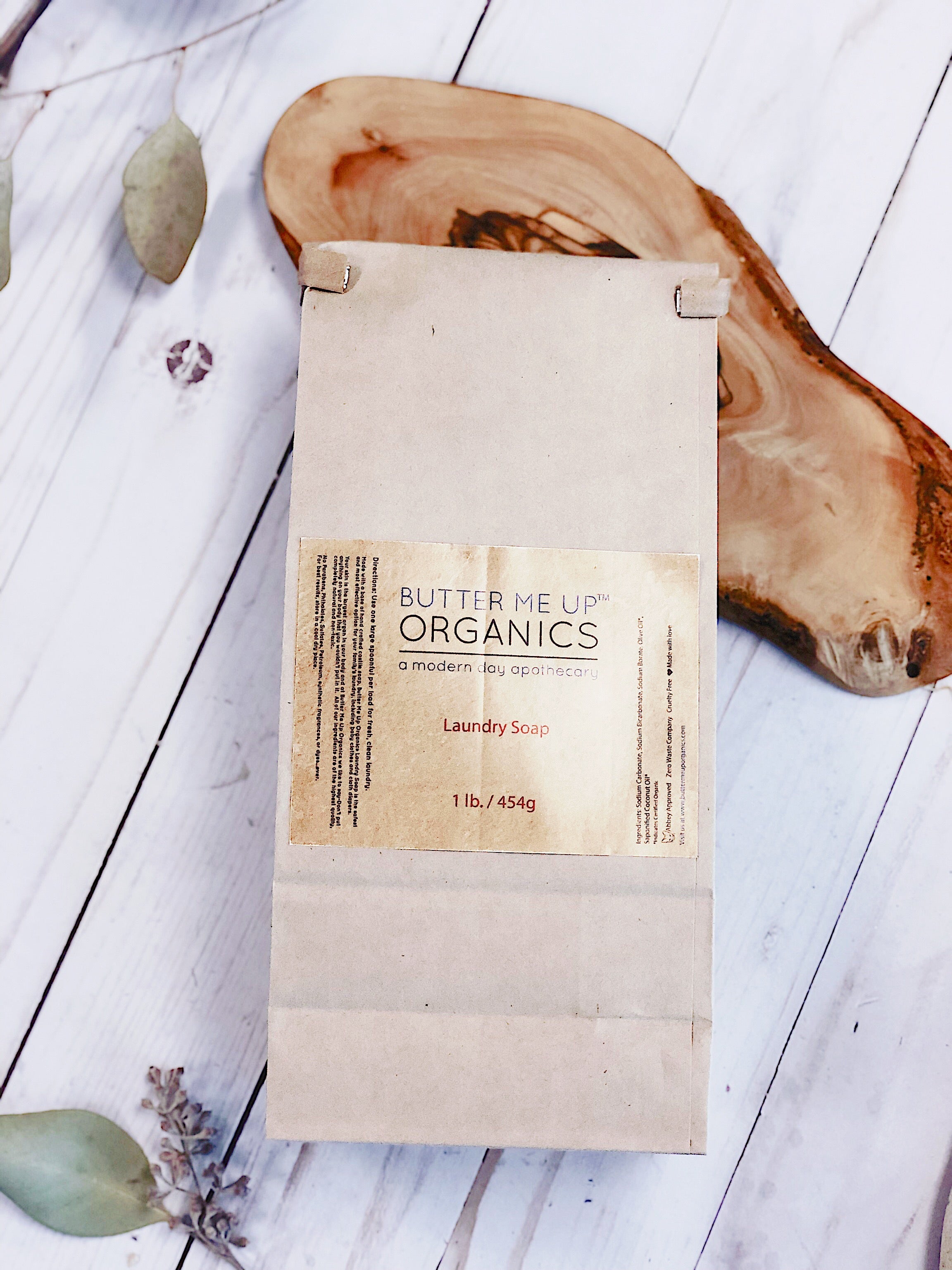 All Natural Laundry Soap / Organic Laundry Detergent / All-Natural Powdered Laundry Soap – Eco-Friendly & Non-Toxic Detergent for Sensitive Skin by Butter Me Up Organics