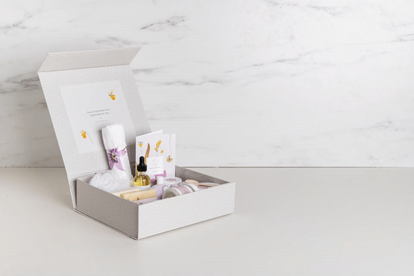 A Special Day Gift, Birthday Gift Basket, Lavender Natural Bath & Body DestGlow