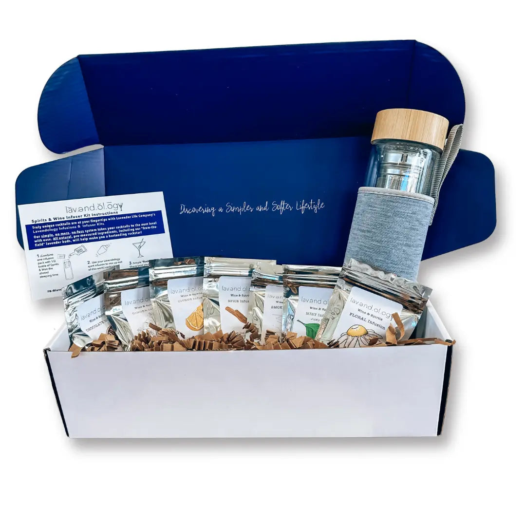 Lavendology Spirits & Wine Infuser Kit by Lavender Life Company