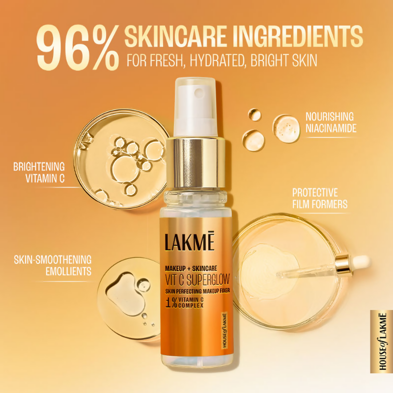 Lakme Vitamin C Superglow Skin Perfecting Makeup Fixer