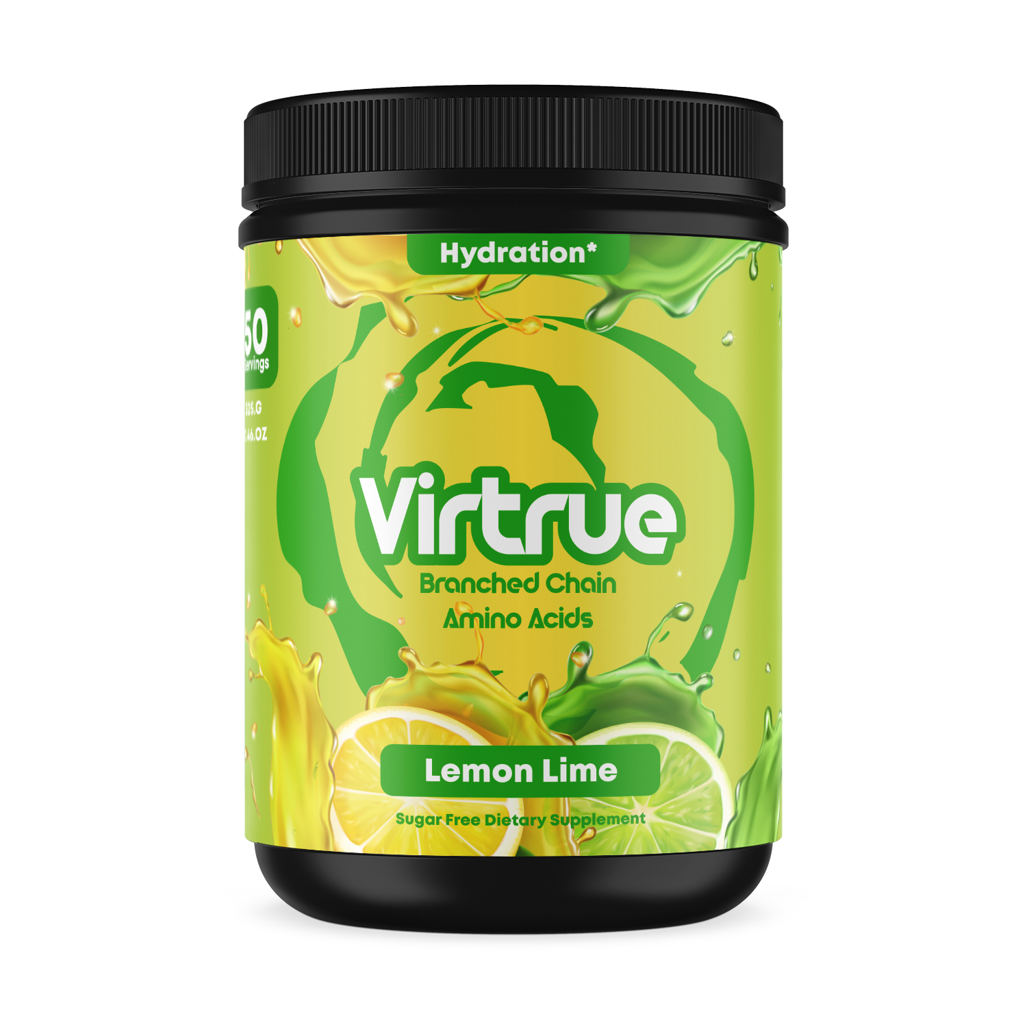 Lemon Lime BCAA + Electrolyte Powder | Hydration & Recovery | Made in USA by Virtrue