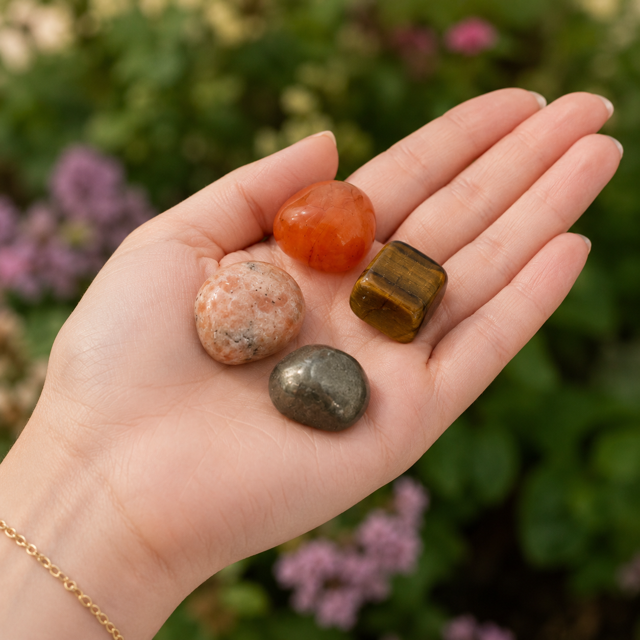 LEO Zodiac Crystal Kit, Leo Birthstones Tumbled Stones Set, Leo Stones Gifts DestGlow