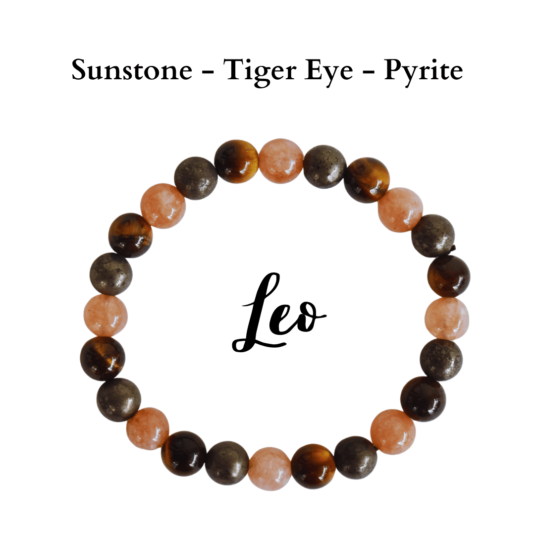 Leo Zodiac Crystal Bracelet, Leo Gifts DestGlow