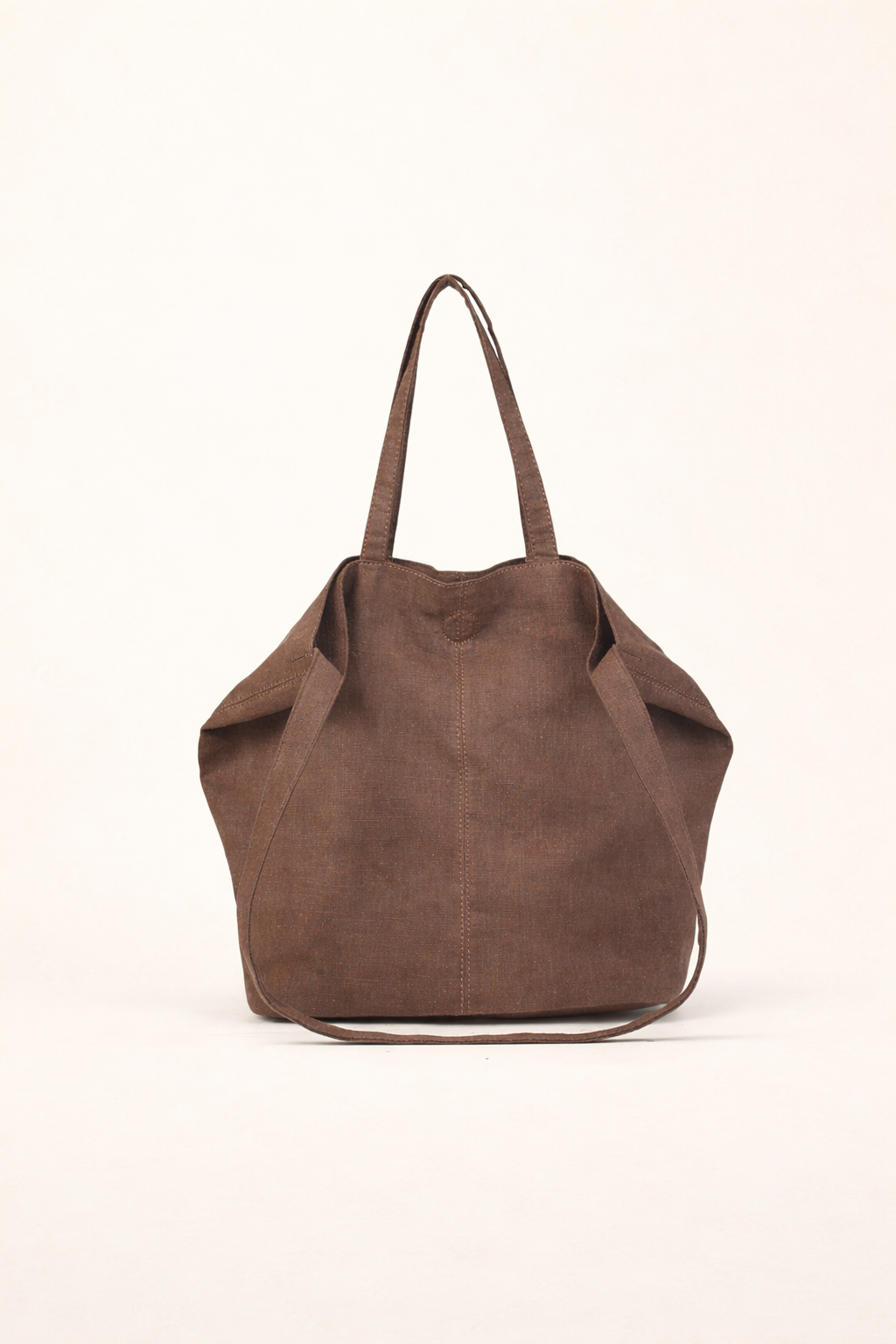Lightweight Ramie Canvas Large Tote Bag DestGlow
