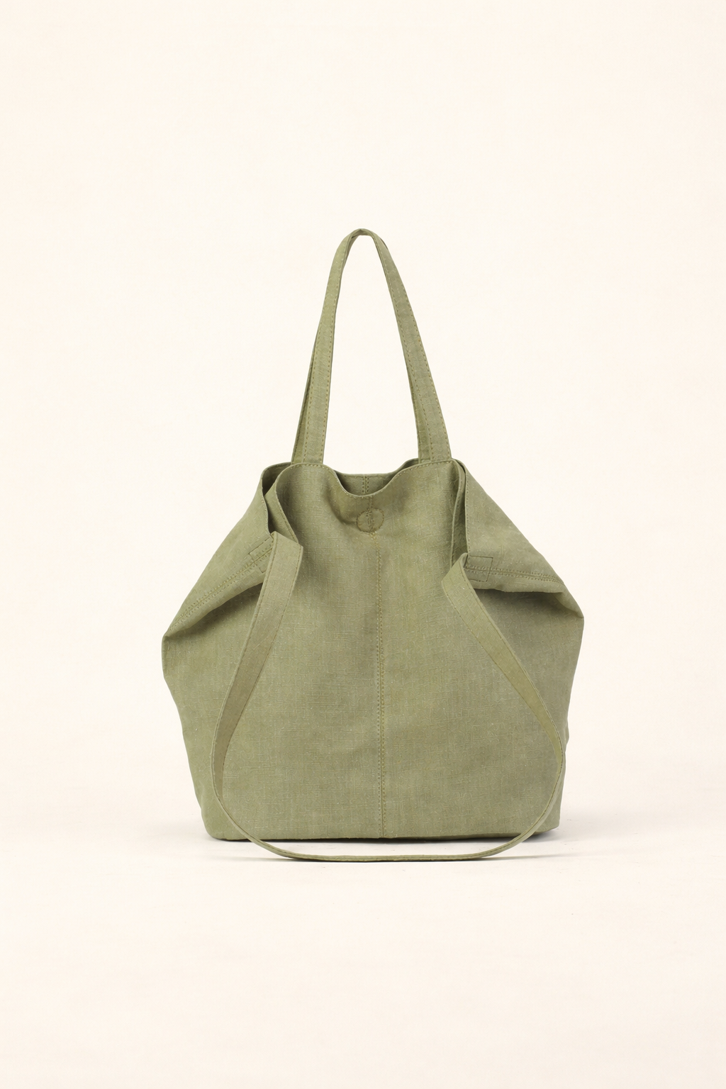 Lightweight Ramie Canvas Large Tote Bag DestGlow