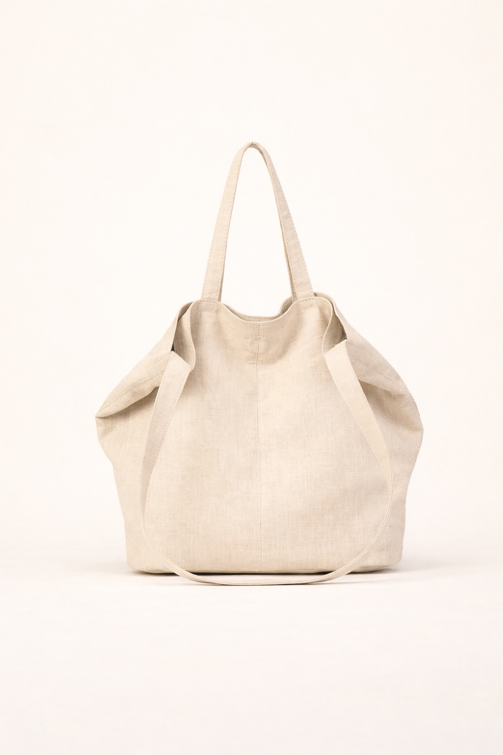 Lightweight Ramie Canvas Large Tote Bag DestGlow