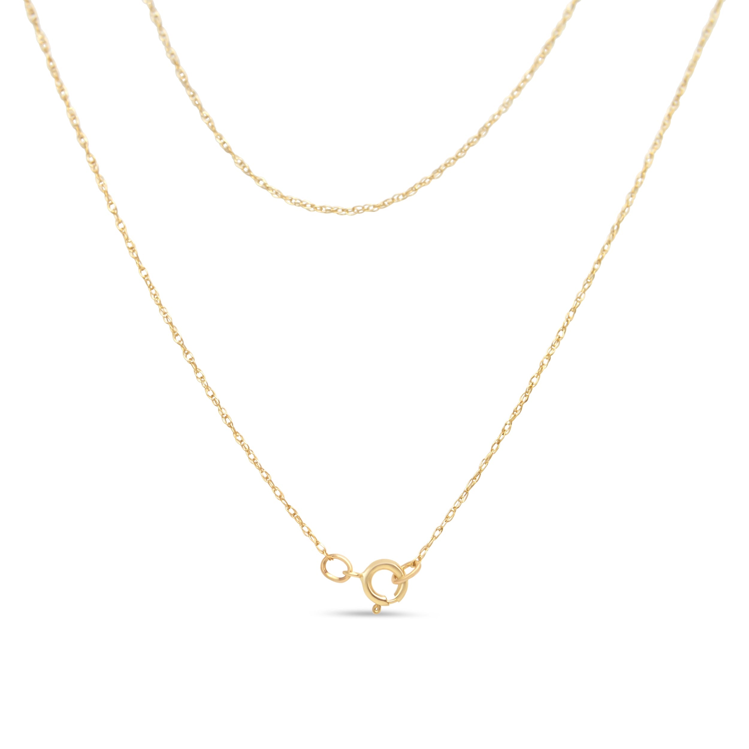 14K Yellow Gold Plated .925 Sterling Silver 1/4 Cttw Round and Baguette-Cut Diamond Composite Heart 18" Pendant Necklace (H-I Color, SI2-I1 Clarity) by Bids.com