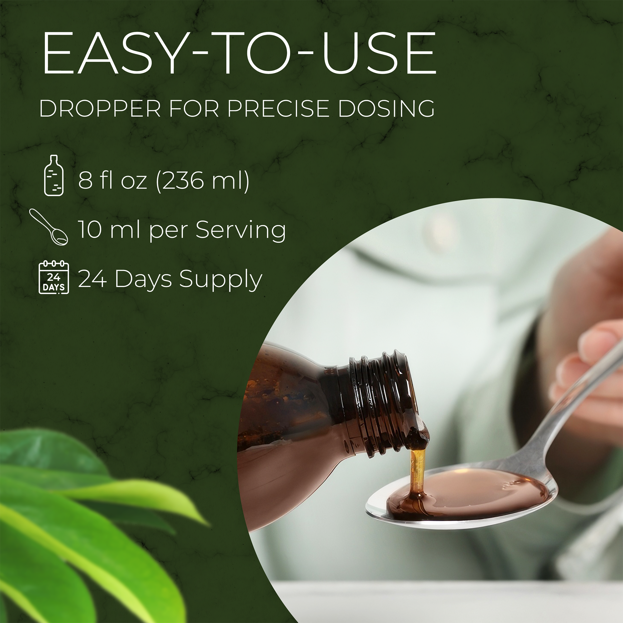 Soursop Bitters Liquid with Soursop Leaves for Gut Health & Immune Boost by FreshDrinkUS - Natural and Premium Herbal Tea