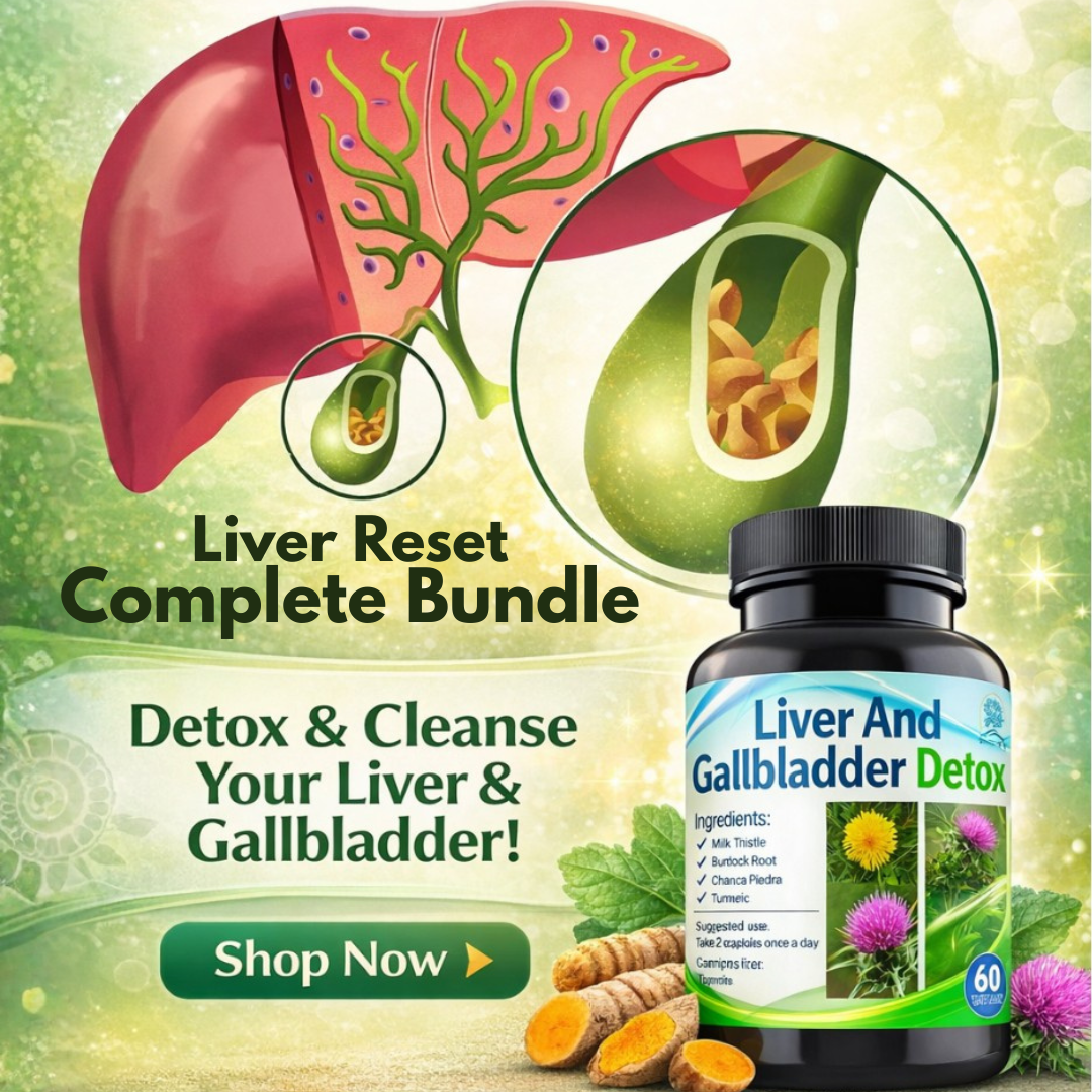 Liver Reset Complete Bundle - Liver & Gallbladder Cleanse Capsules + Liver Flush Protocol (PDF) by Seamoss depot