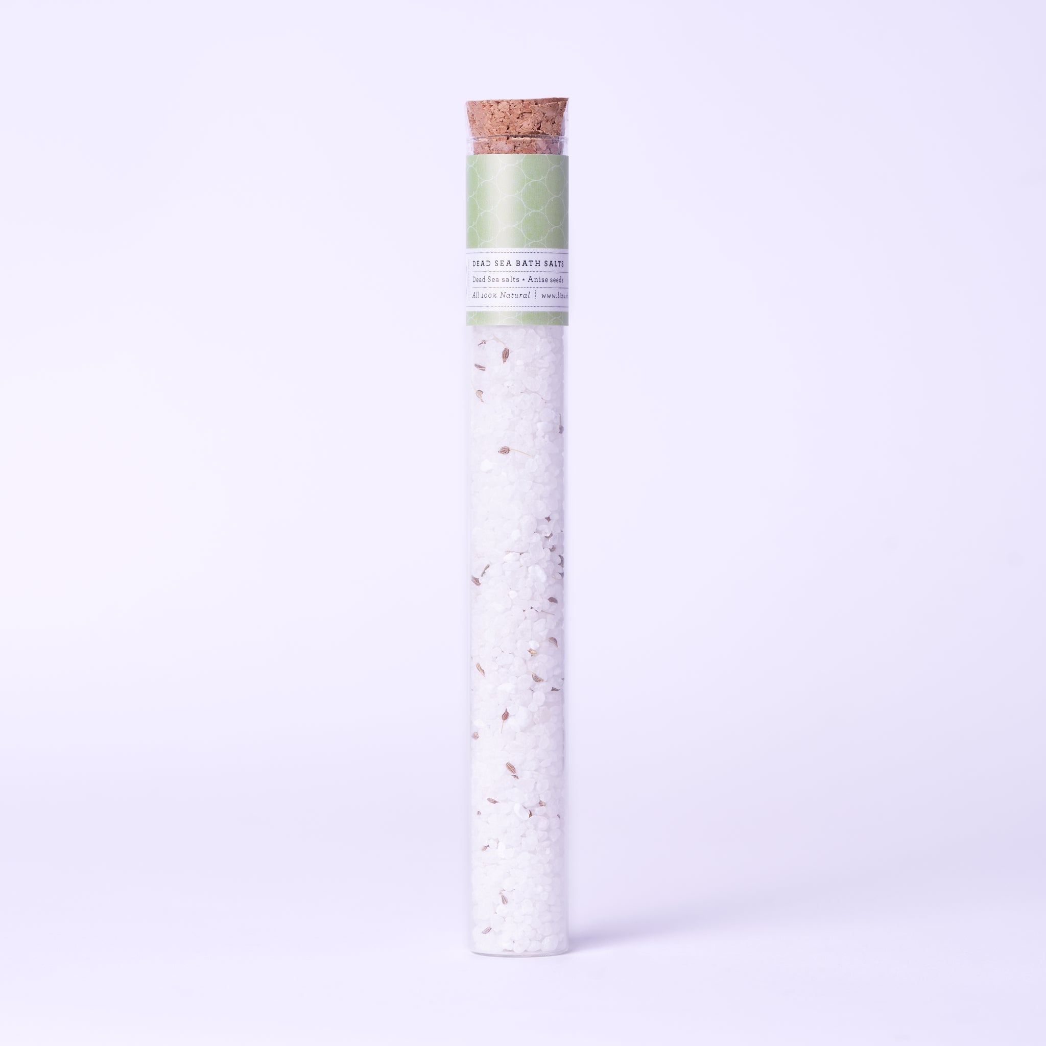 Natural Bath Salts Gift set in 8 Glass Tubes, Luxurious Bath Experience by Lizush