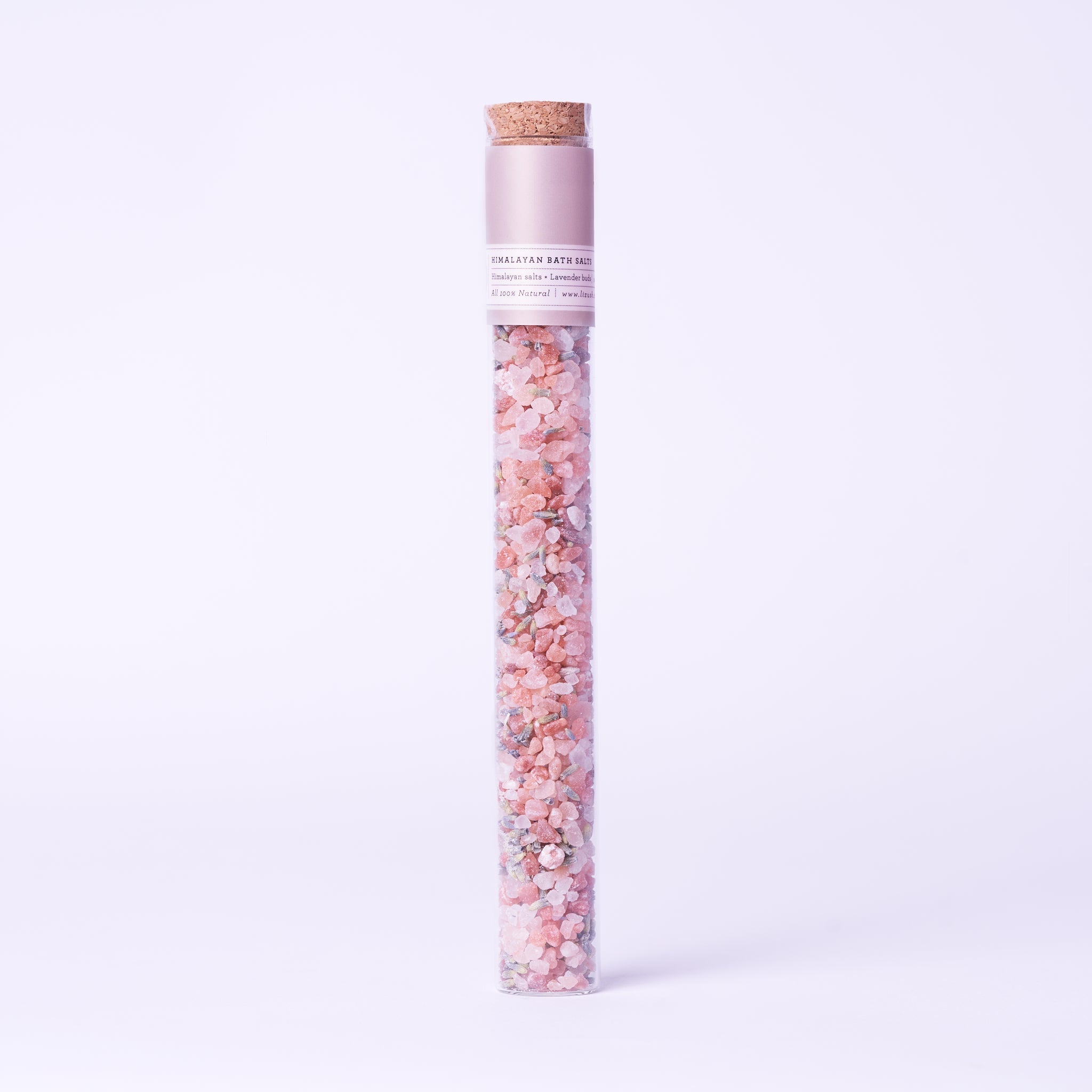 Natural Bath Salts Gift set in 8 Glass Tubes, Luxurious Bath Experience by Lizush