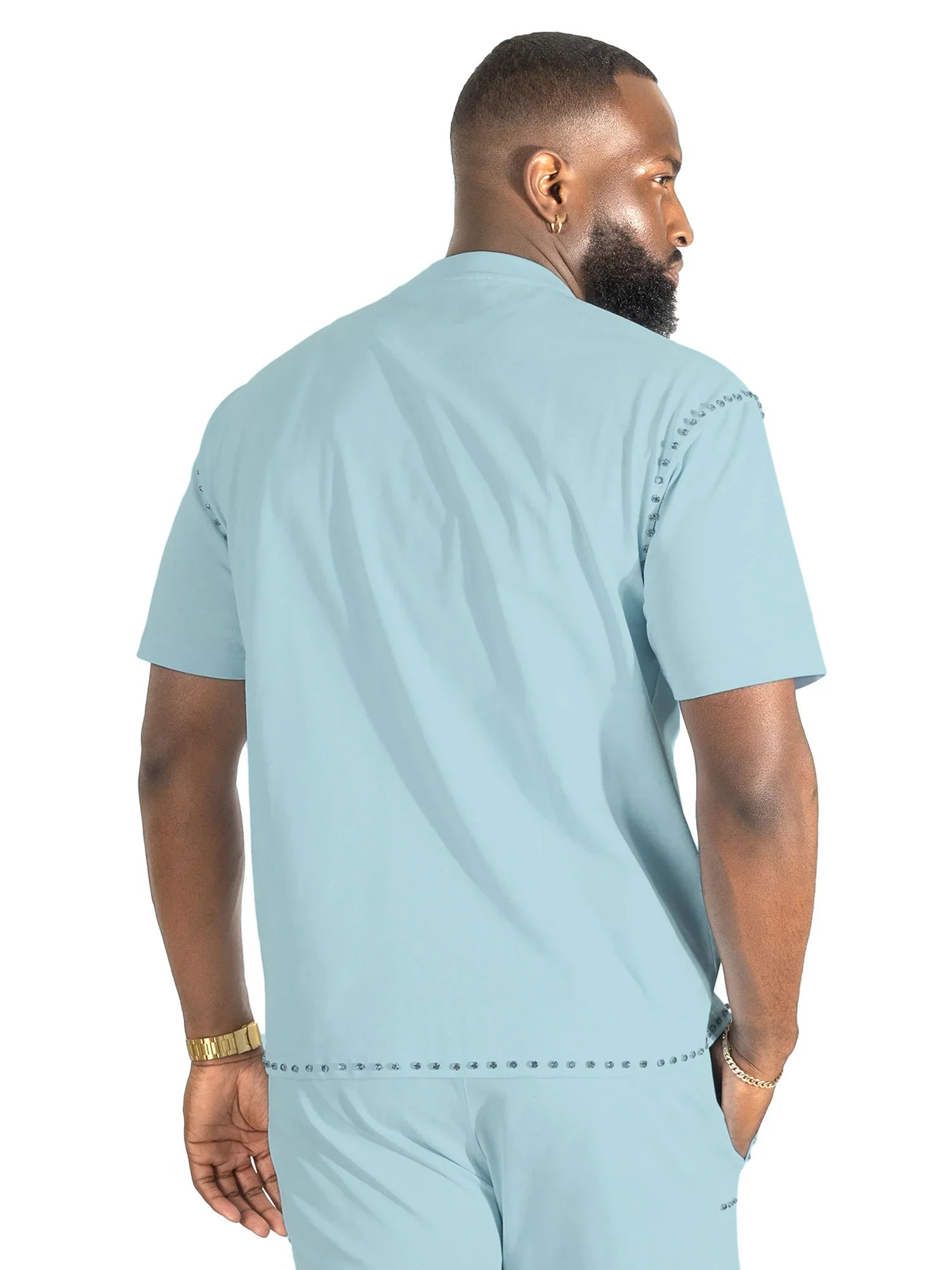 Makobi Prada Tee - Light Blue by Denim Exchange