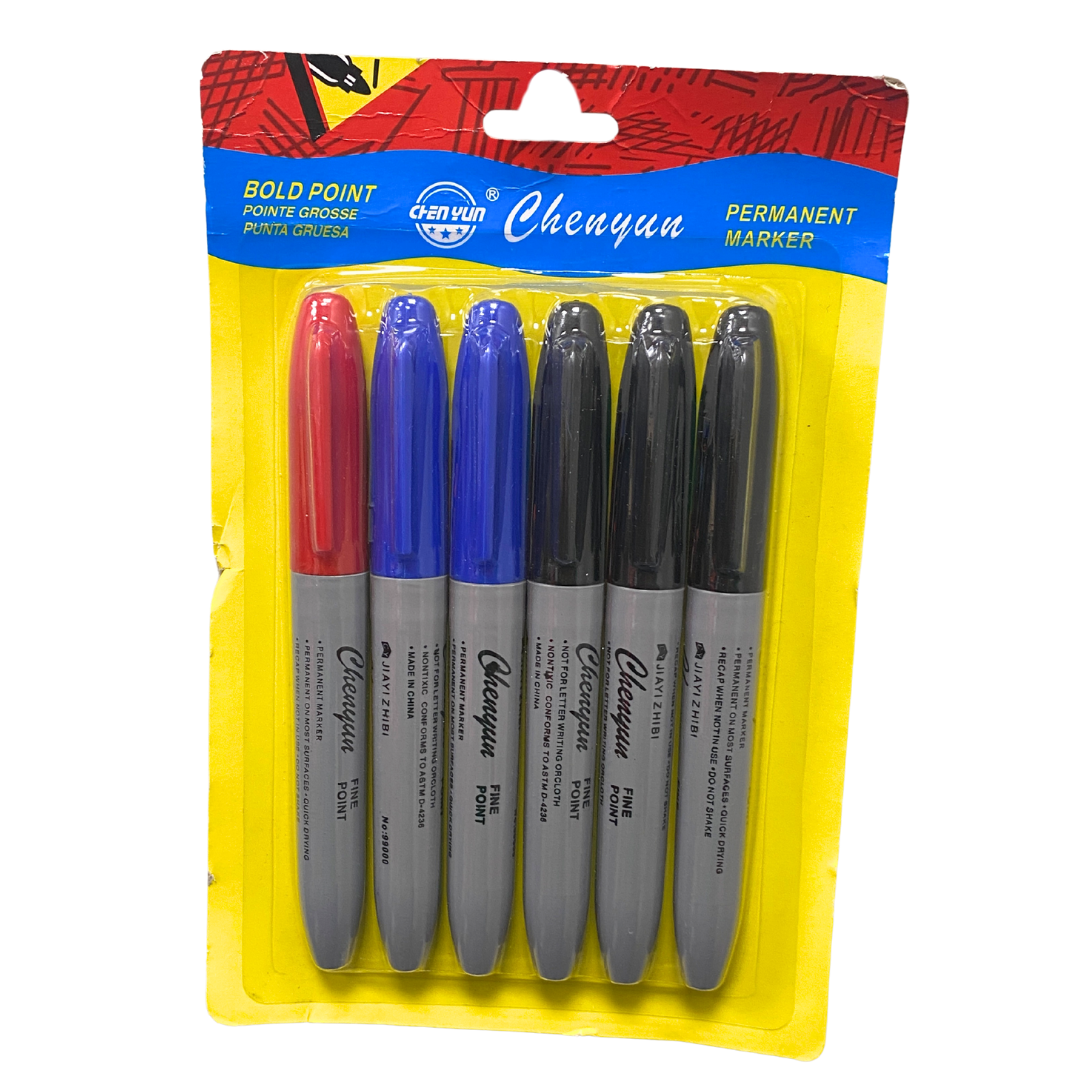 Marcadores Permanentes Guresos – Paquete de 6 DestGlow