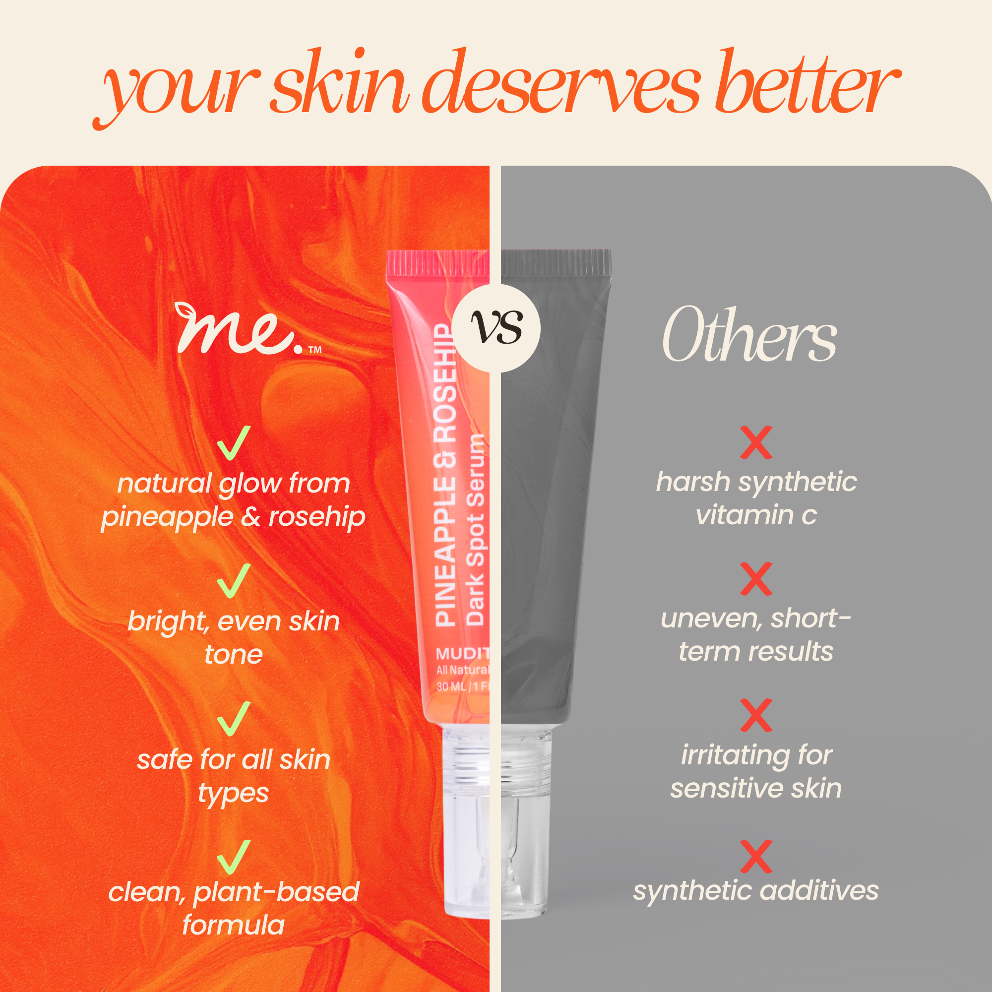 Pineapple & Rosehip Vitamin C Serum by Mudita Earth