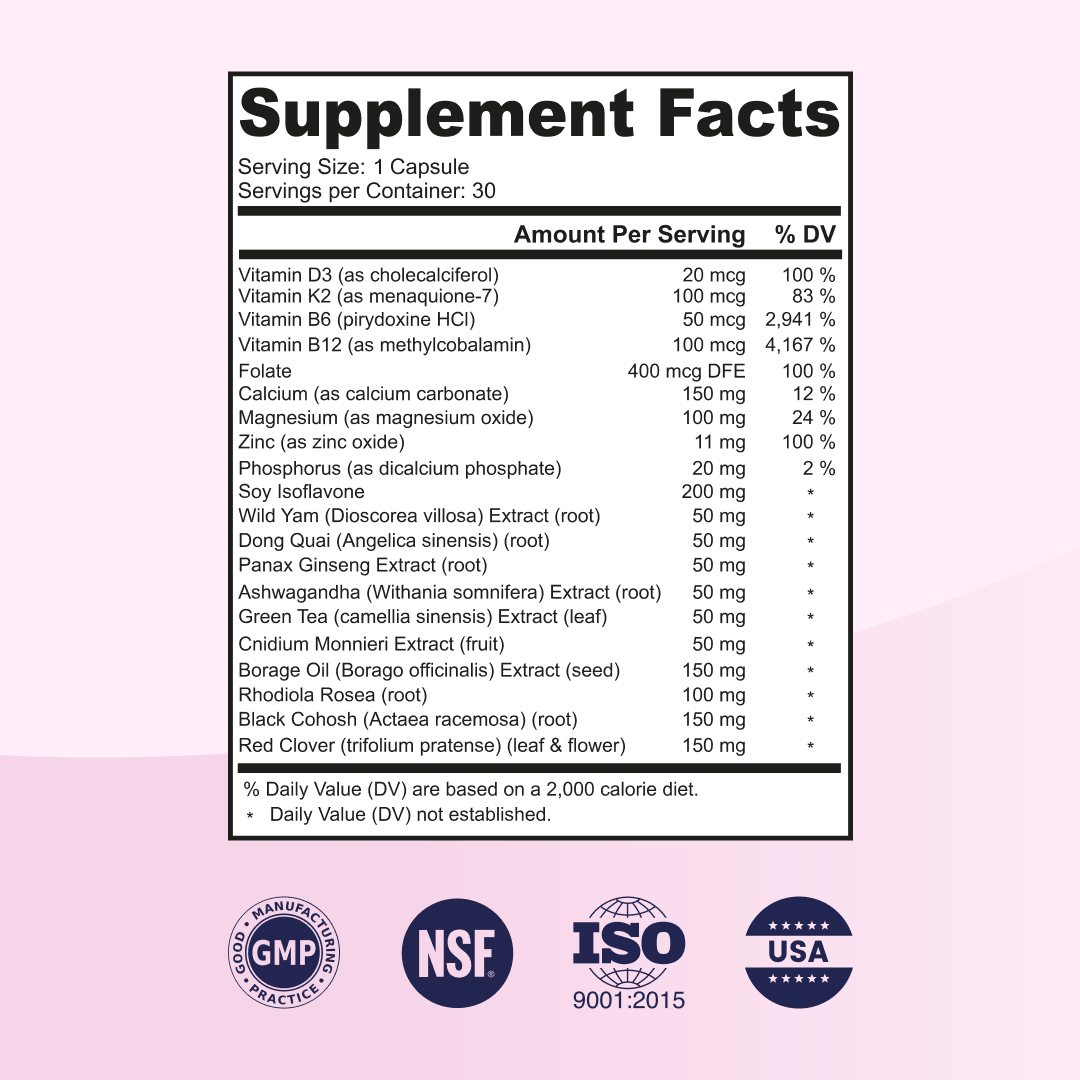 AM Formula Menopause Daily Support by RevitMe - Supplements Store