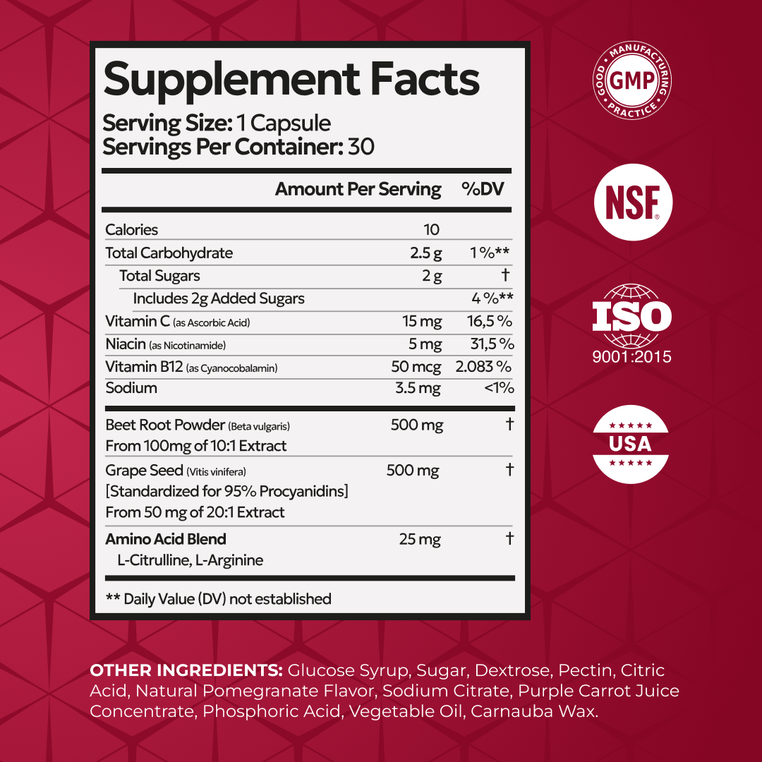 Cardiovascular Support Beet Root + by RevitMe